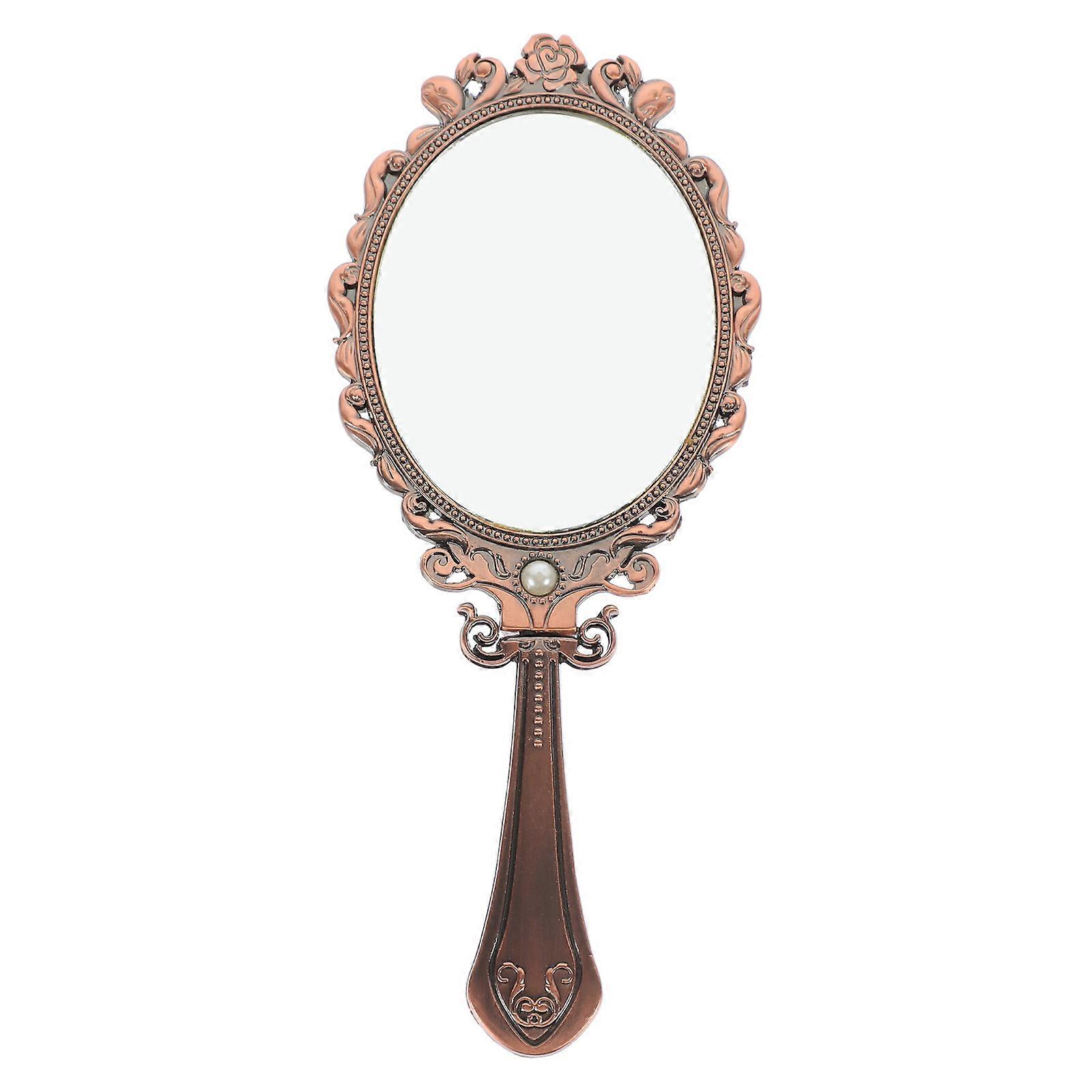 Looking for a thoughtful and practical gift for your girlfriend or a special woman in your life? A **portable folding hand mirror with a retro