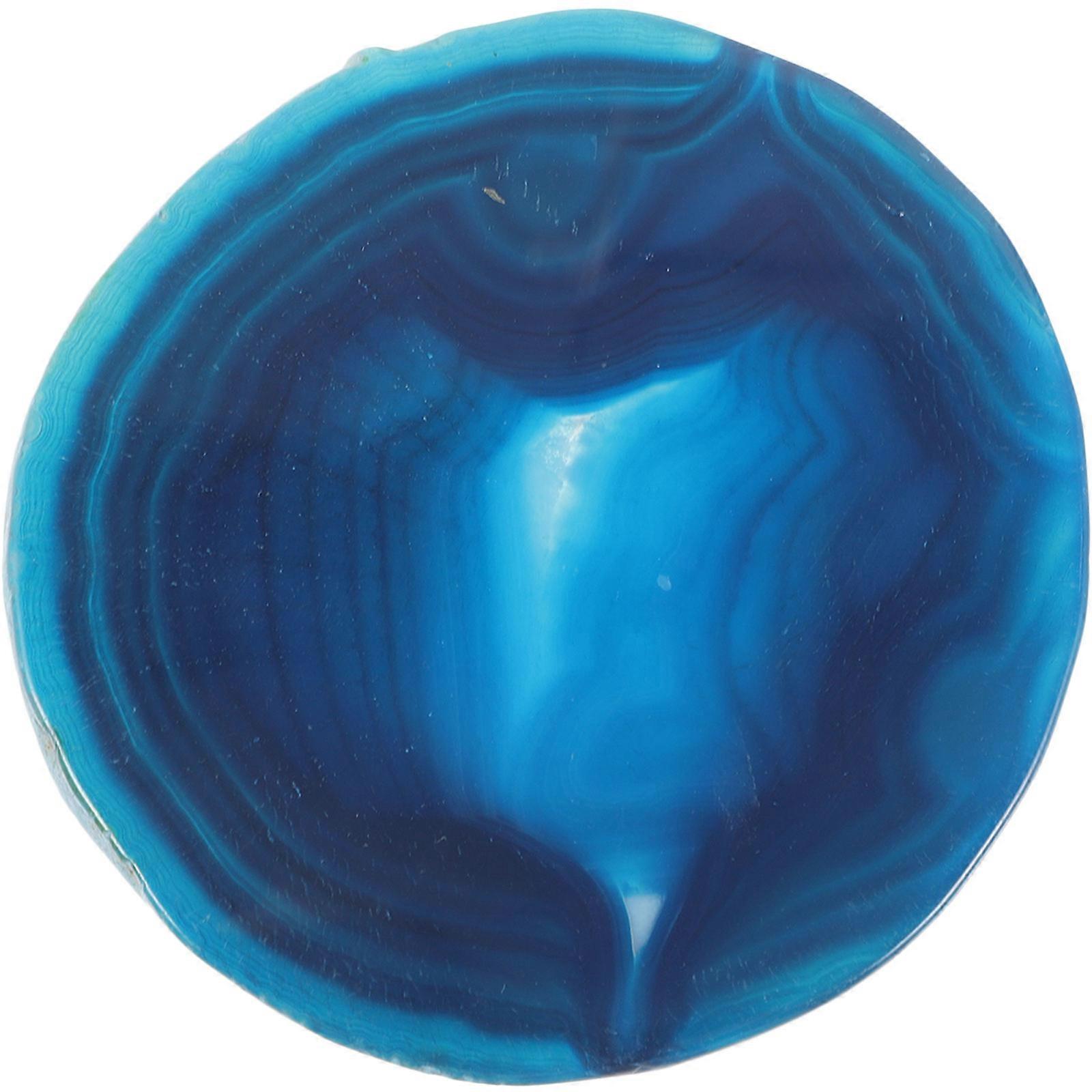 Cup Coasters Desktop Agate Coaster Multipurpose Delicate Crystal Texture 1Set