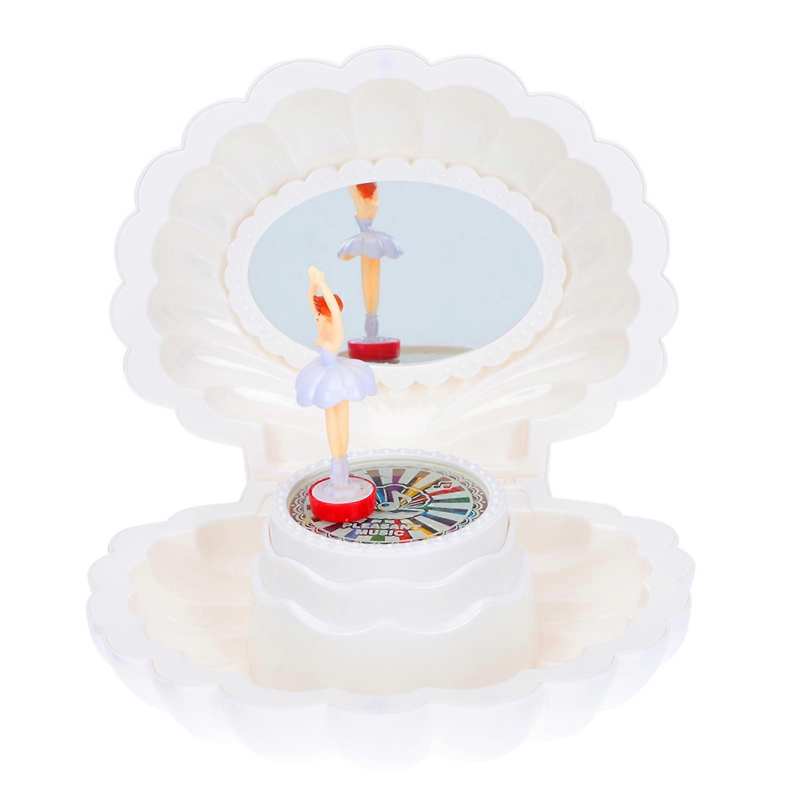 Musical Box 1Pcs White Plastic Featuring Mood-Boosting Melody for Playing