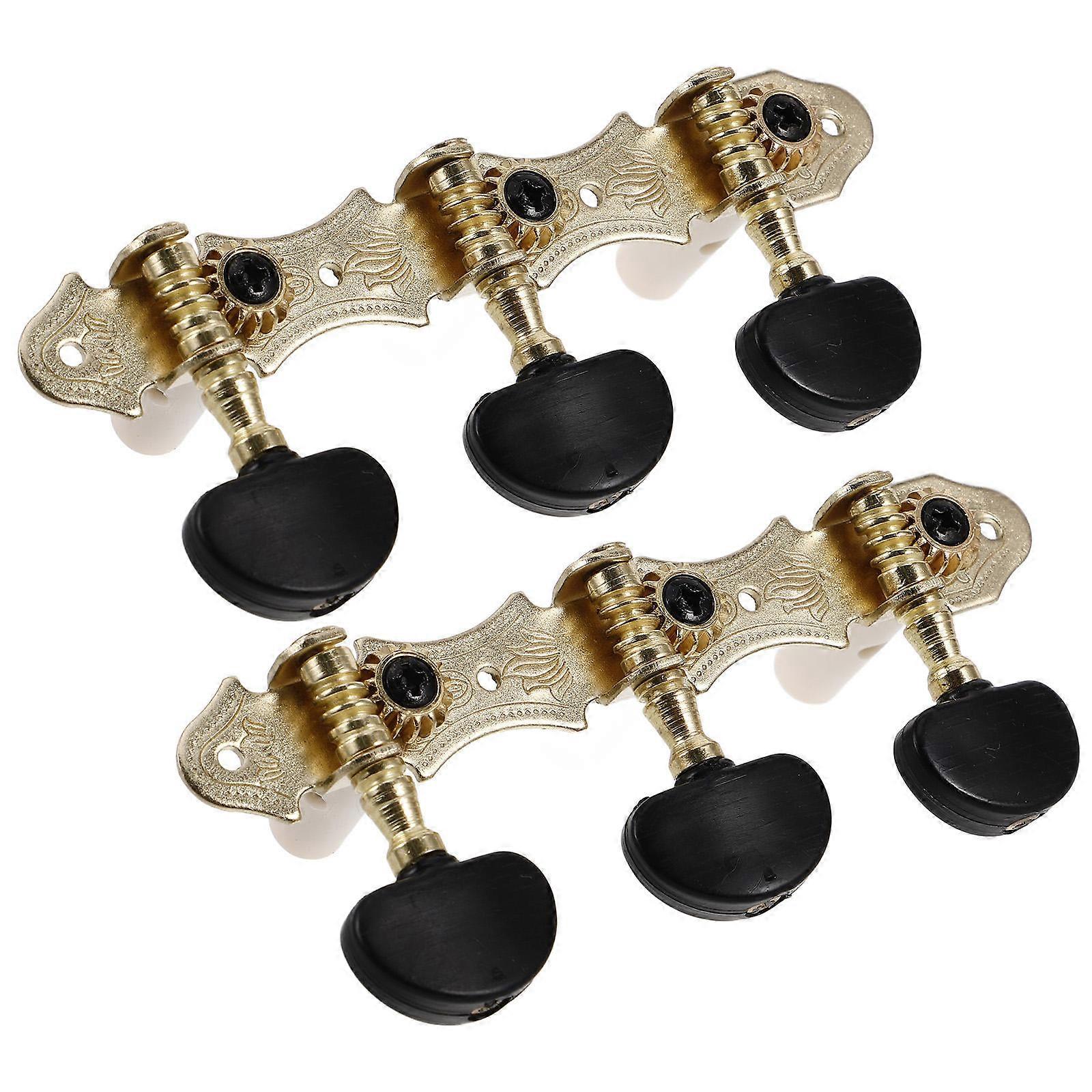 Acoustic & Electric Guitar Tuning Pegs, Durable Metal Tuners for Guitar & Ukulele, Easy Install Vintage Design, Universal Fit for Multiple Models