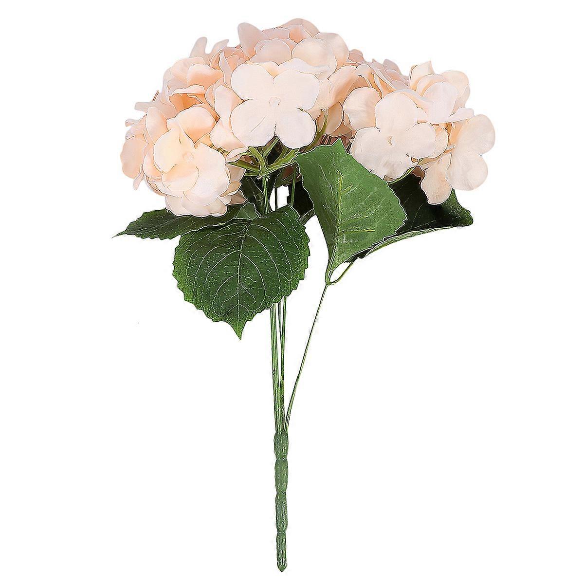 Sahte Ortanca Çiçekler Başları Çiçek Dekor Düğün Çiçek Dekor Işık 35x25cm 1 Adet