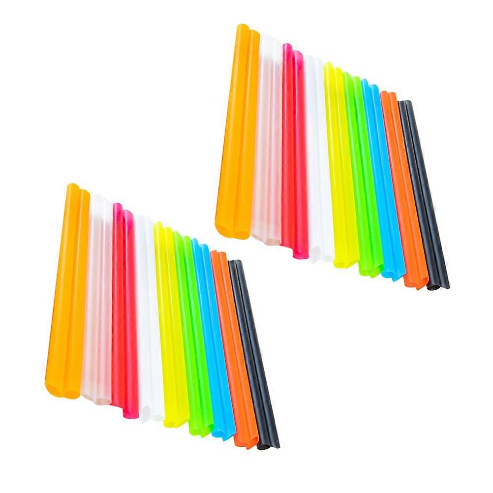 Smoothie Straws Milk Tea Straws Assorted Color 16X1.1CM Portable Suitable for Beverages 300Pack