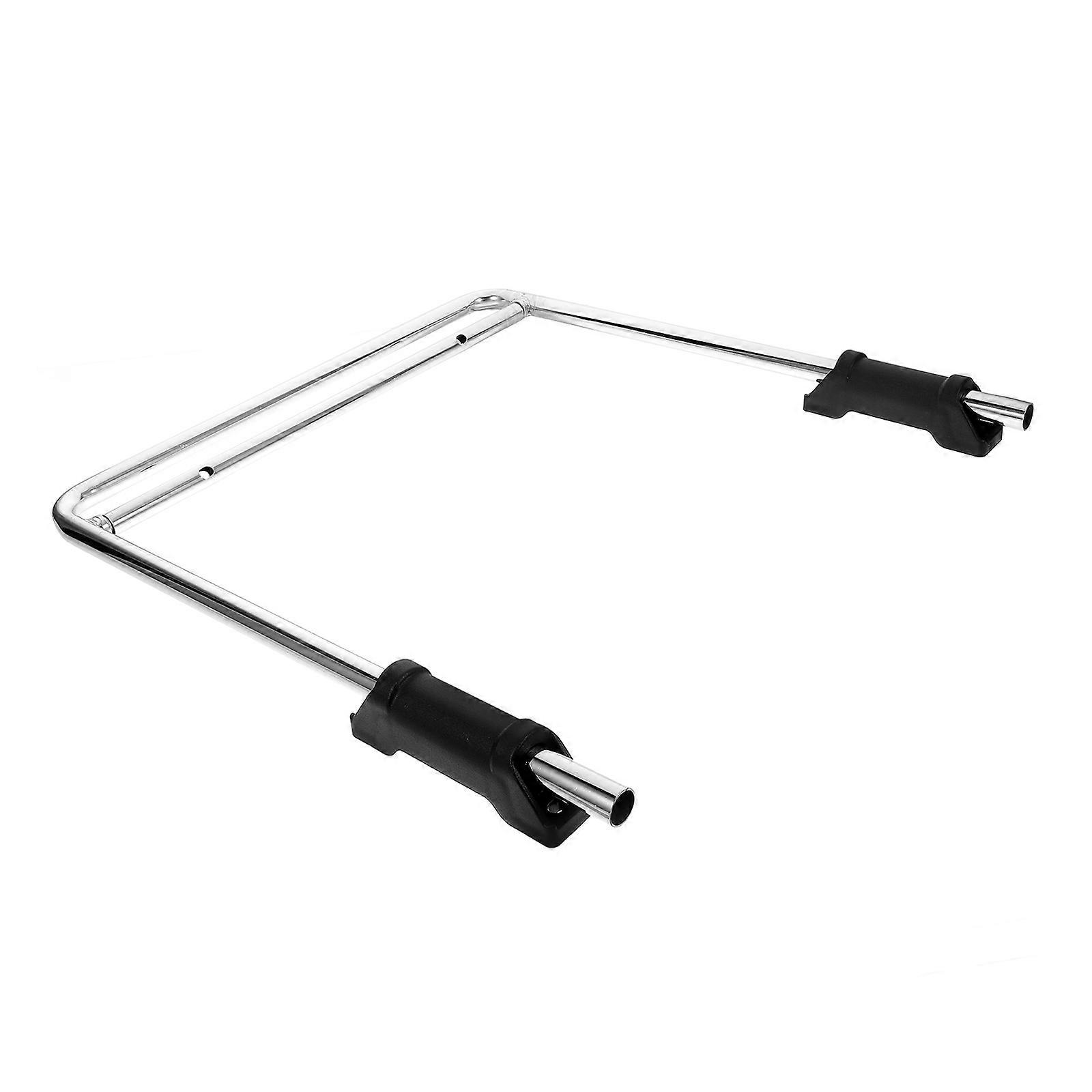 Foot Rest Attachment For Chair Iron Adjustable Support For Adults Silver 42.50X39.50X1.60CM 1 Piece