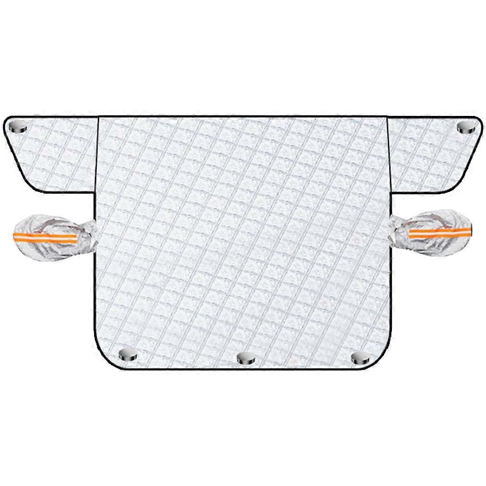 Car Windshield Cover Rectangular Shape Magnetic Design 225X120X0.3cm 1Pcs
