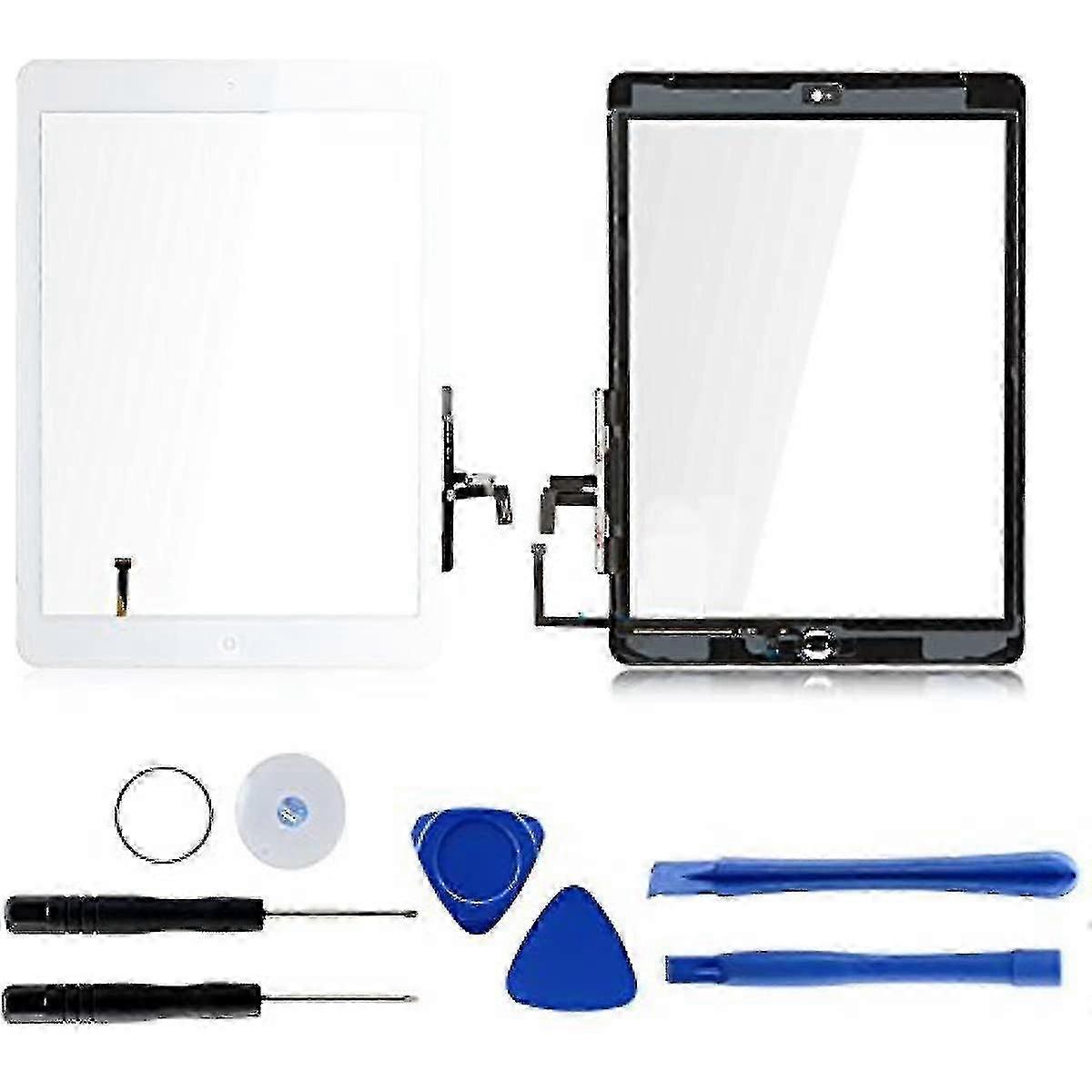For Ipad Air 1 A1474 A1475 Touch Screen Digitizer Glass Replacement With Tools And Adhesive (white)-ZZY