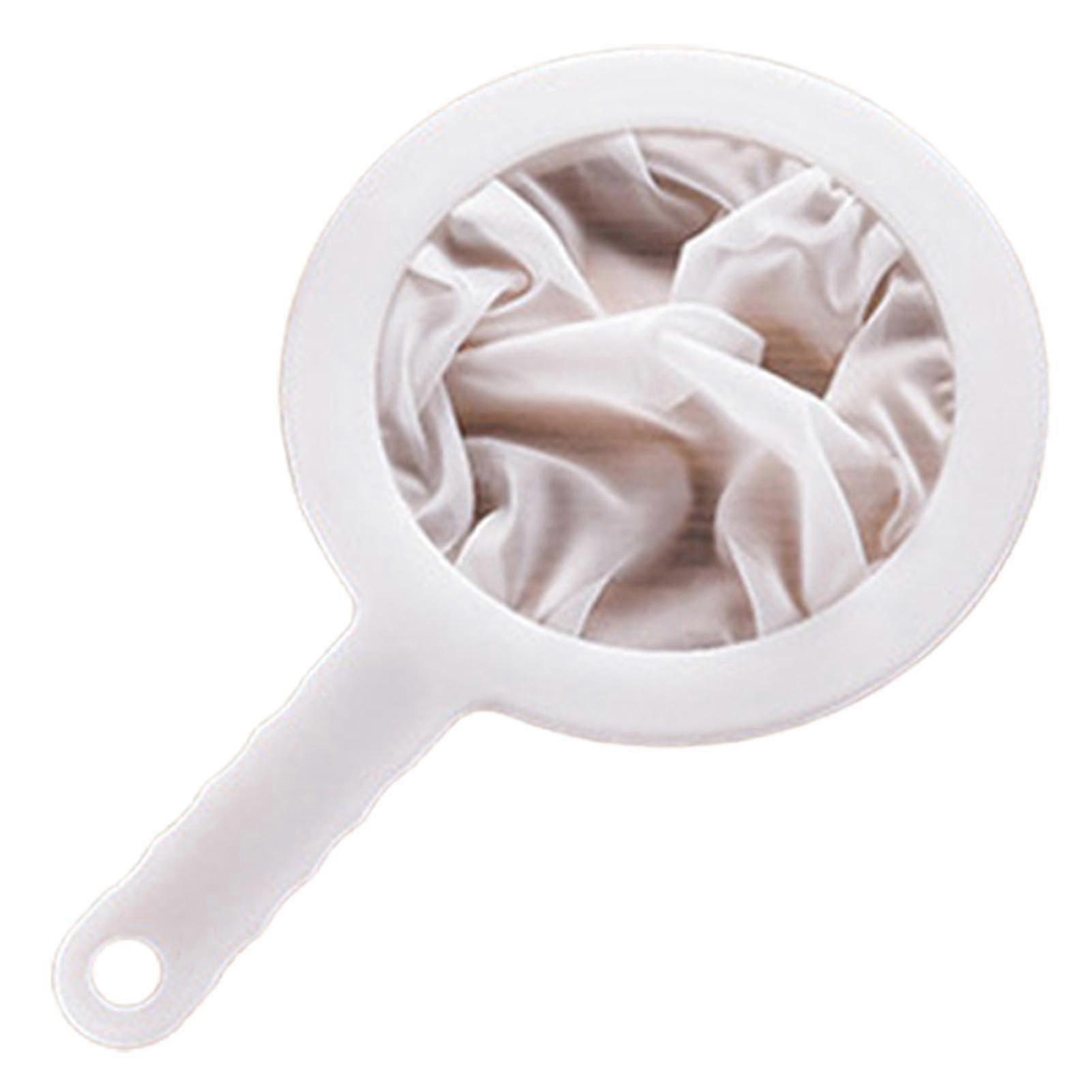 Ultra-fine Mesh Strainer with Hanging Hole for Soy Milk, Coffee, Yogurt, Juice, and Tea Leaves