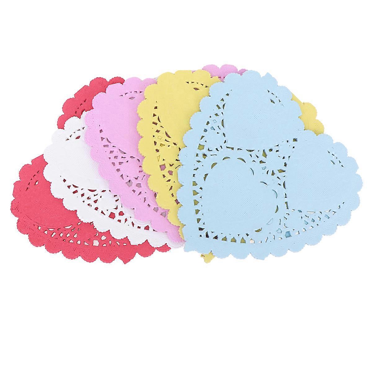 Cake Tray Heart Shaped Decorating Transporting Desserts For Bakers Event Planners Home Cooks 100Set