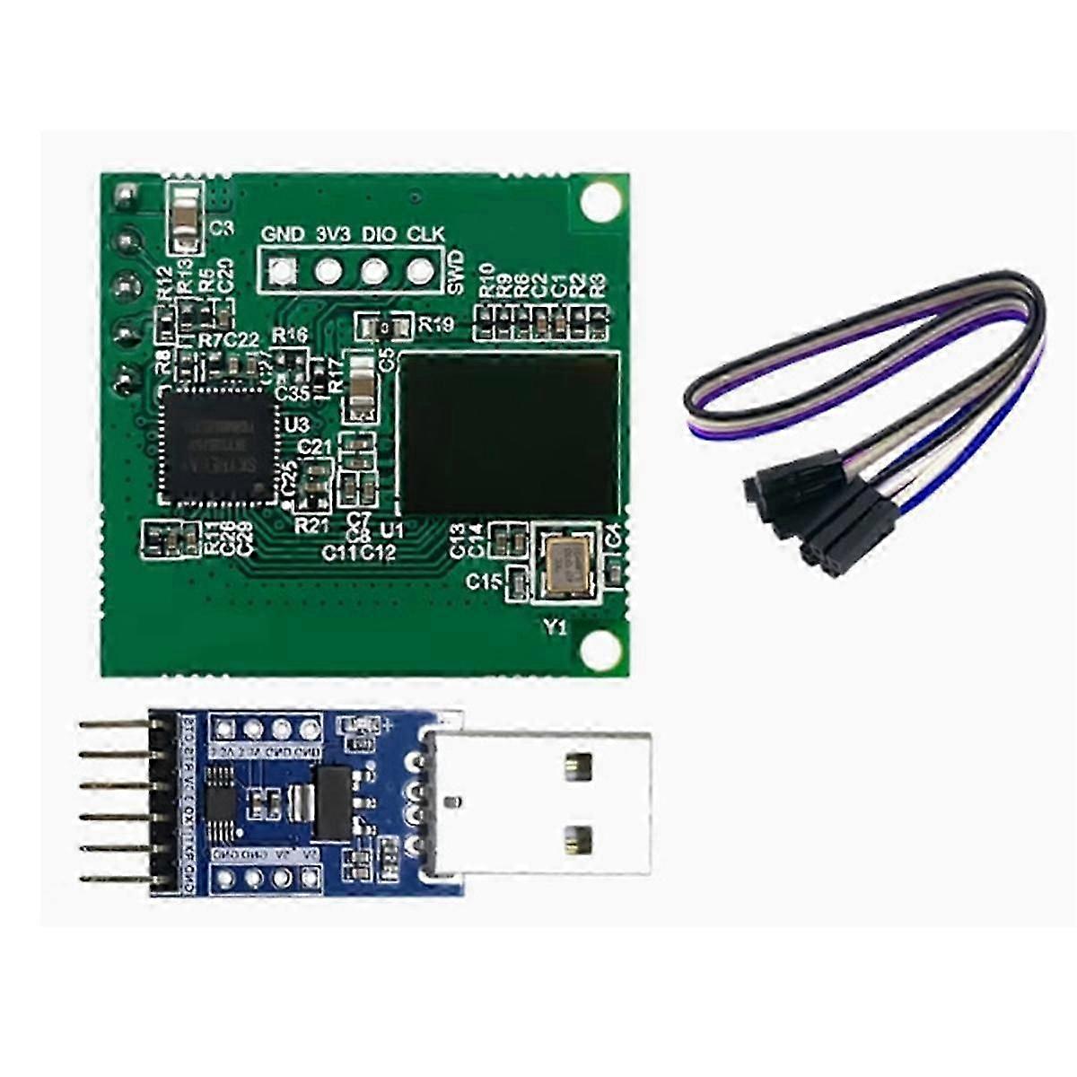 LD6001B 60GHz MmWave Radar Sensor+CH340 Serial Port Board High Precision Multi-Target 3D Human Pres