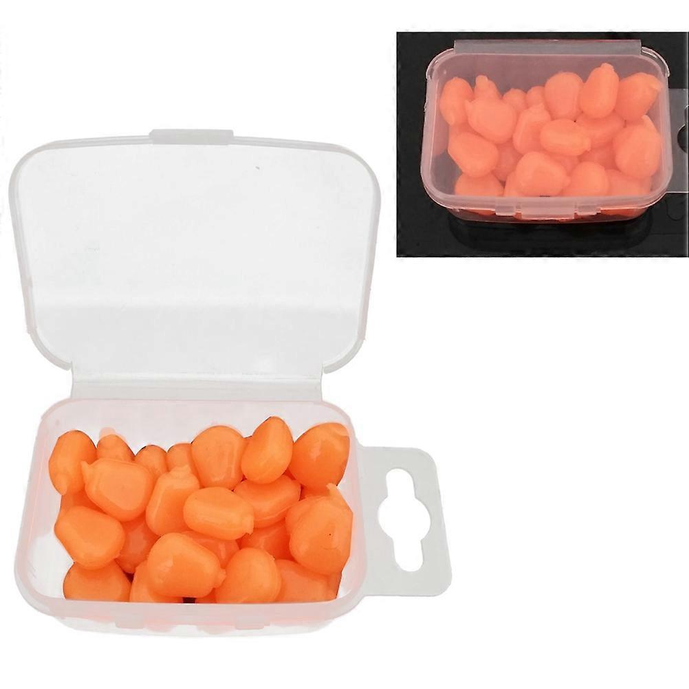 Lures Floating Baits Fishing Lure Carp Lures Simulation Fake Corn Orange Freshwater Fishing 50Pack