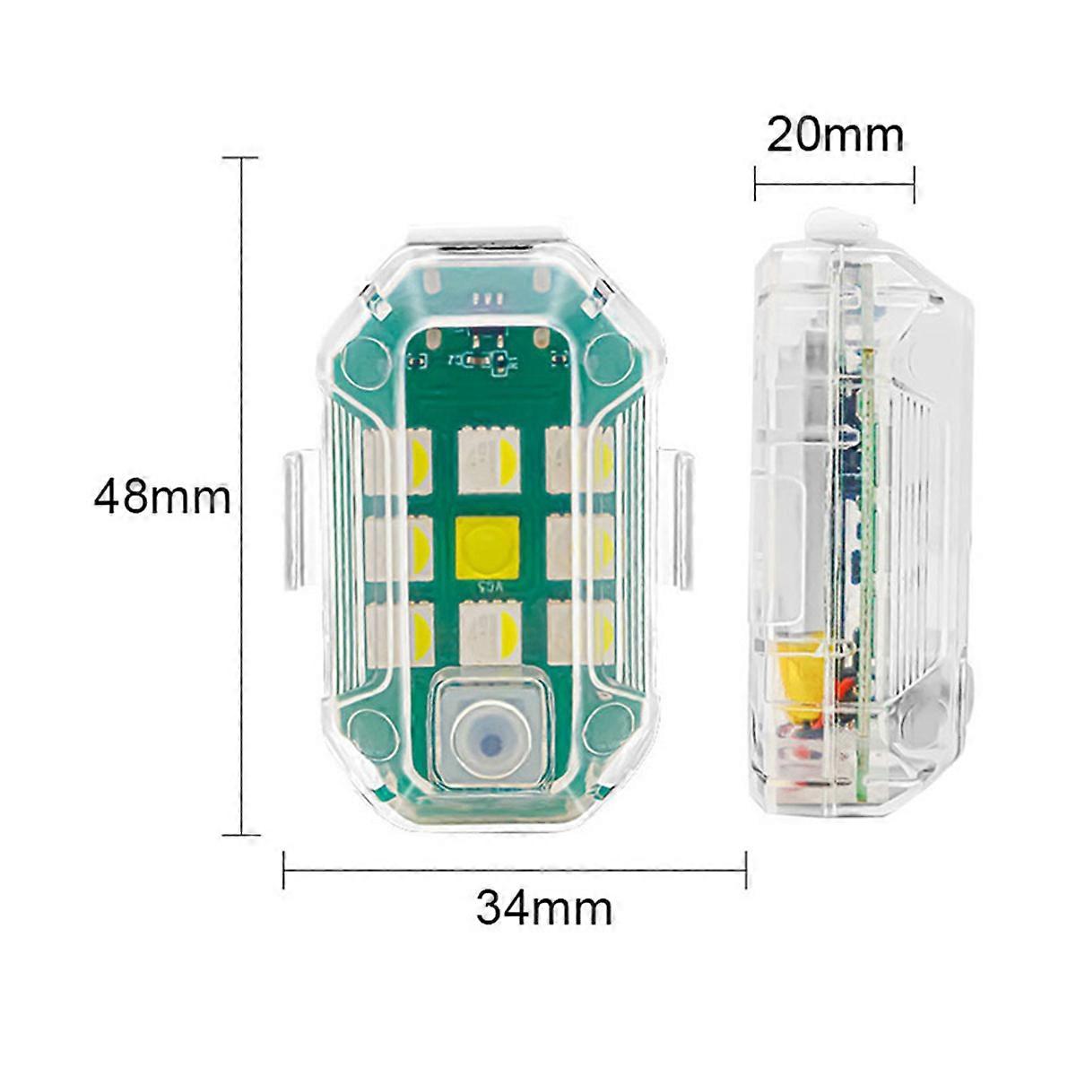 Wireless Strobe Lights with Remote Control, Flashing Lights for Car