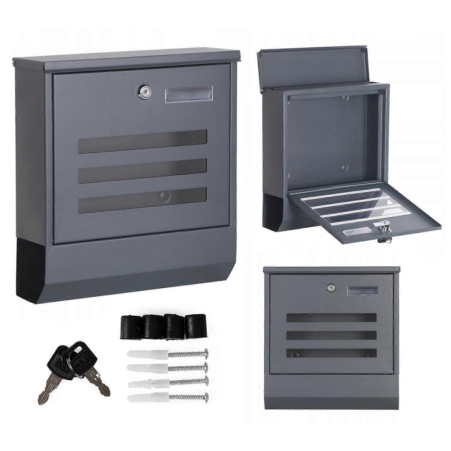 Postkasse i rustfritt stål for avisbrev