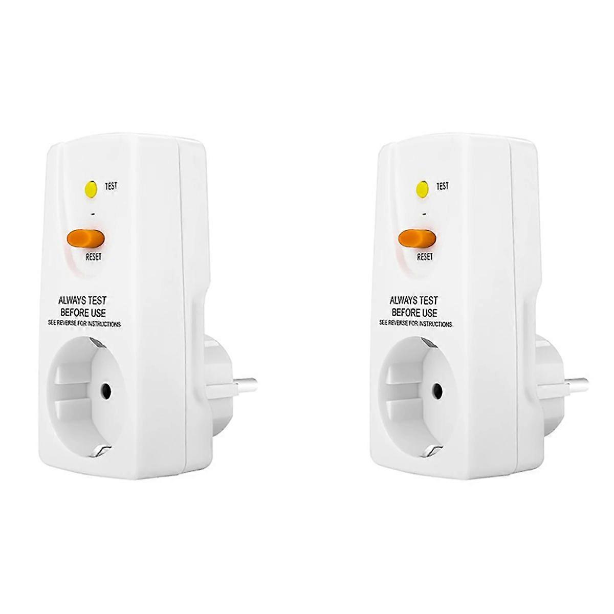 16A Gfci Leakage Protection Plug Socket Home Circuit Breaker EU Plug