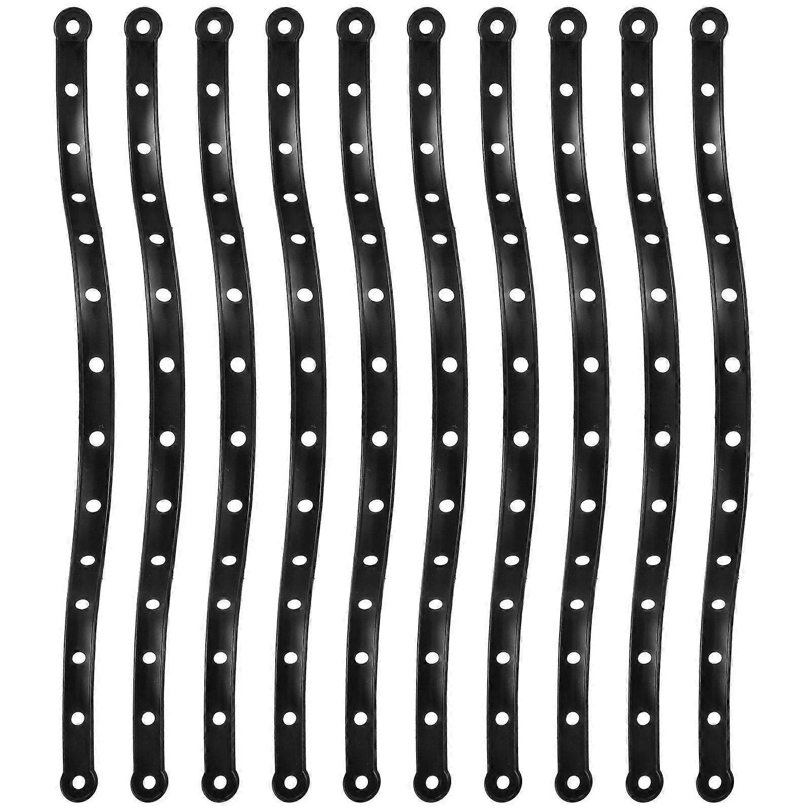 Ultra Space-Saving Self-Compressing Organiser Coat Hanger Connection Strip Wardrobe Home Use 46.00X1.80X0.20CM Anti-Slip 20Pcs