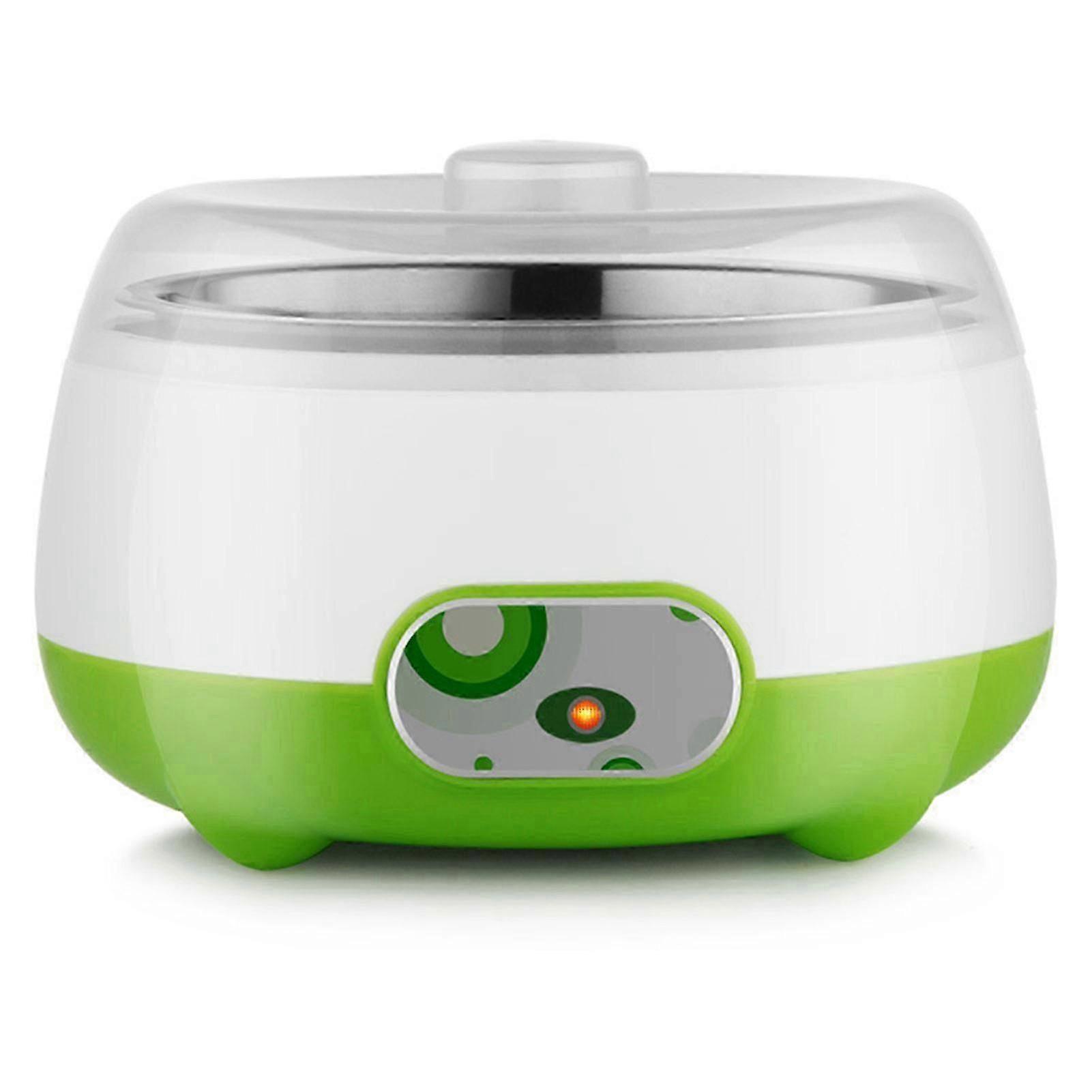 220V 1L Automatic Yogurt Maker, Portable Electric Curd Maker with Constant Temperature Control and Auto Shut-Off for Home Use