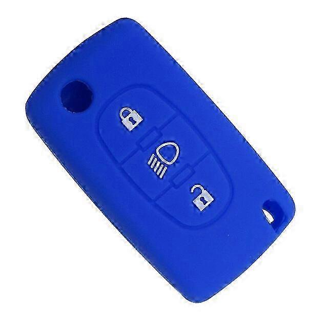 Soft Rubber Car Key Cover Case Shell Skin Protector Fob Suitable for Certain Brand Models Including C2, C3, C4, Picasso, Xsara, C5, C6, C8 w