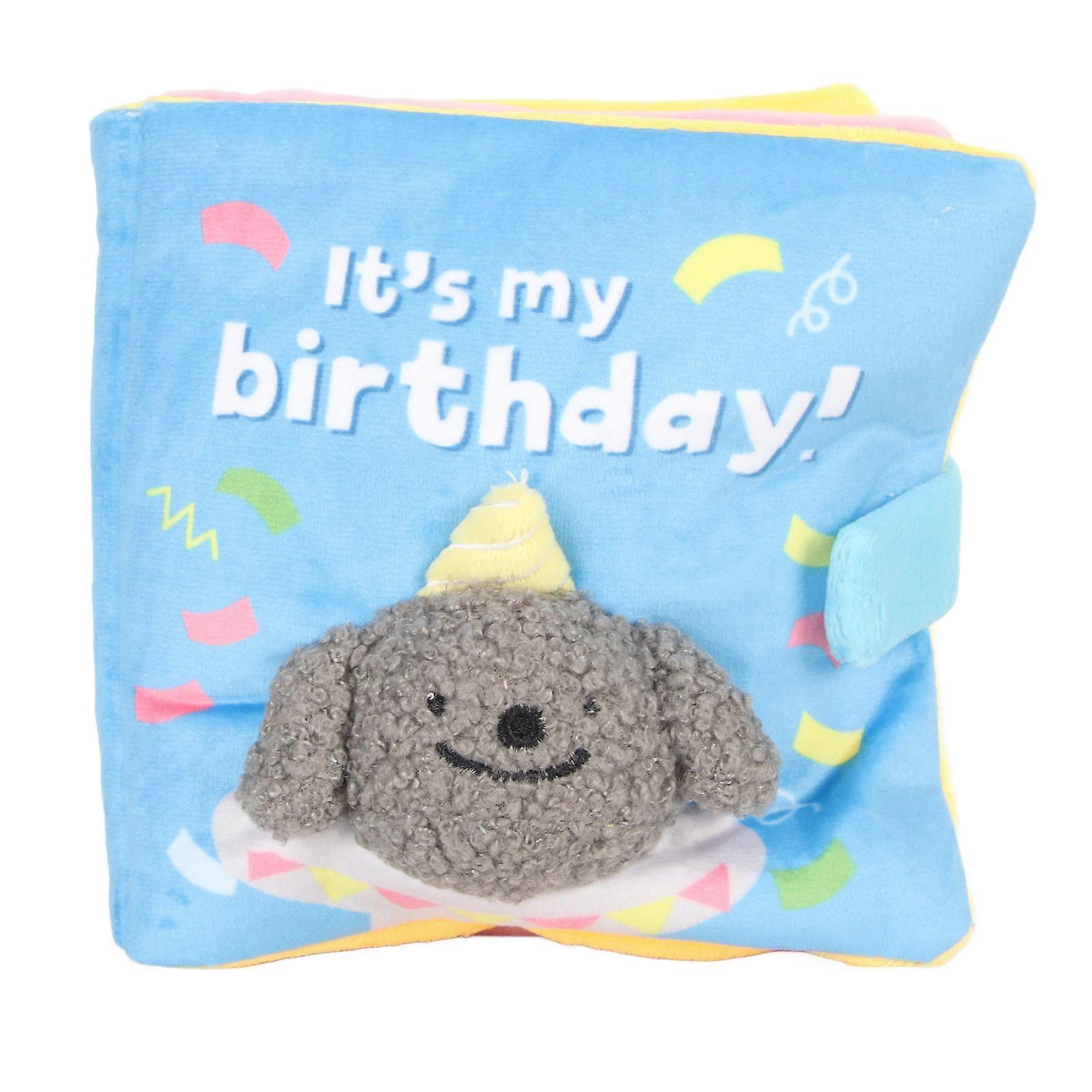 Dog Sniffing Mat Cute Cloth Book Shape Soft Educational Slow Feeding Pet Foraging Pad Digging Toys with Sound