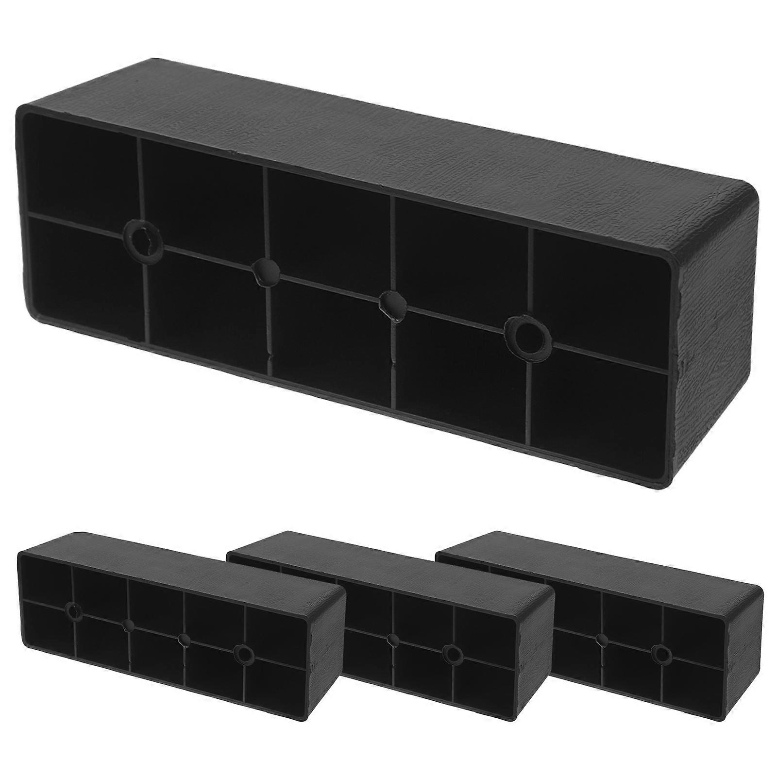 Chair and Bed Raisers, Robust Plastic Components for Improved Home Organization