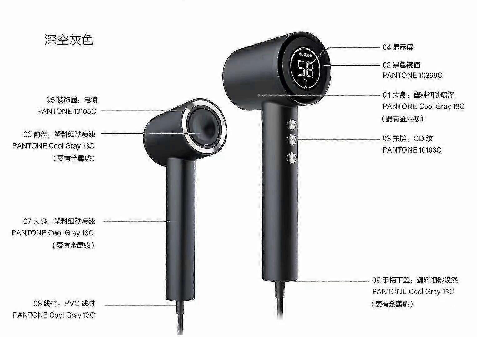 Electric Hair Dryer Suitable for Certain Brands