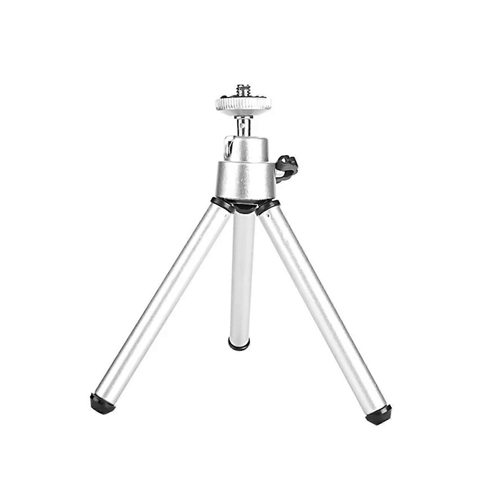 Robust and practical mini tripod (silver grey) Silver Gray