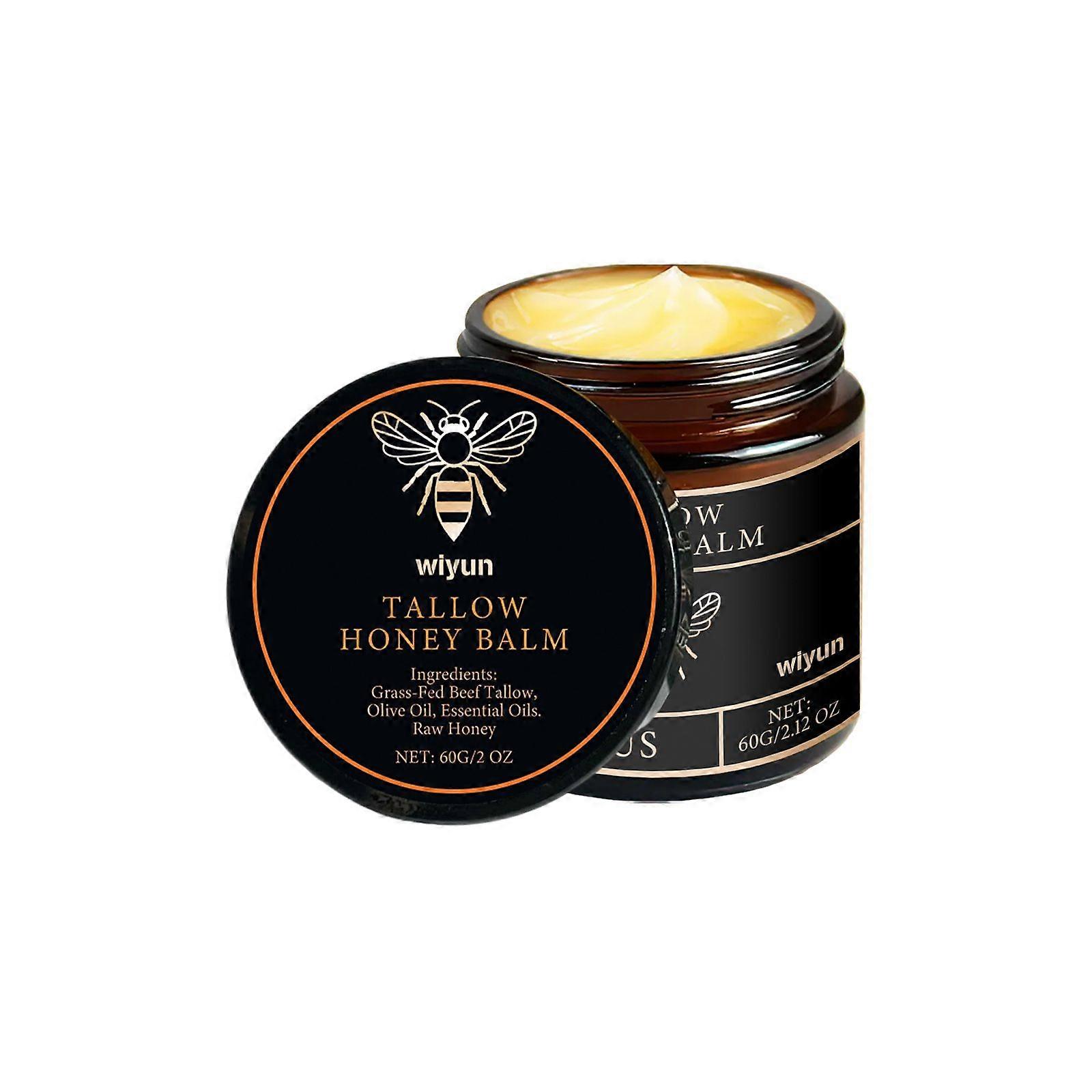 WIYUN Tallow Honey Skin Cream - Lightweight Formula for Daily Moisture Support