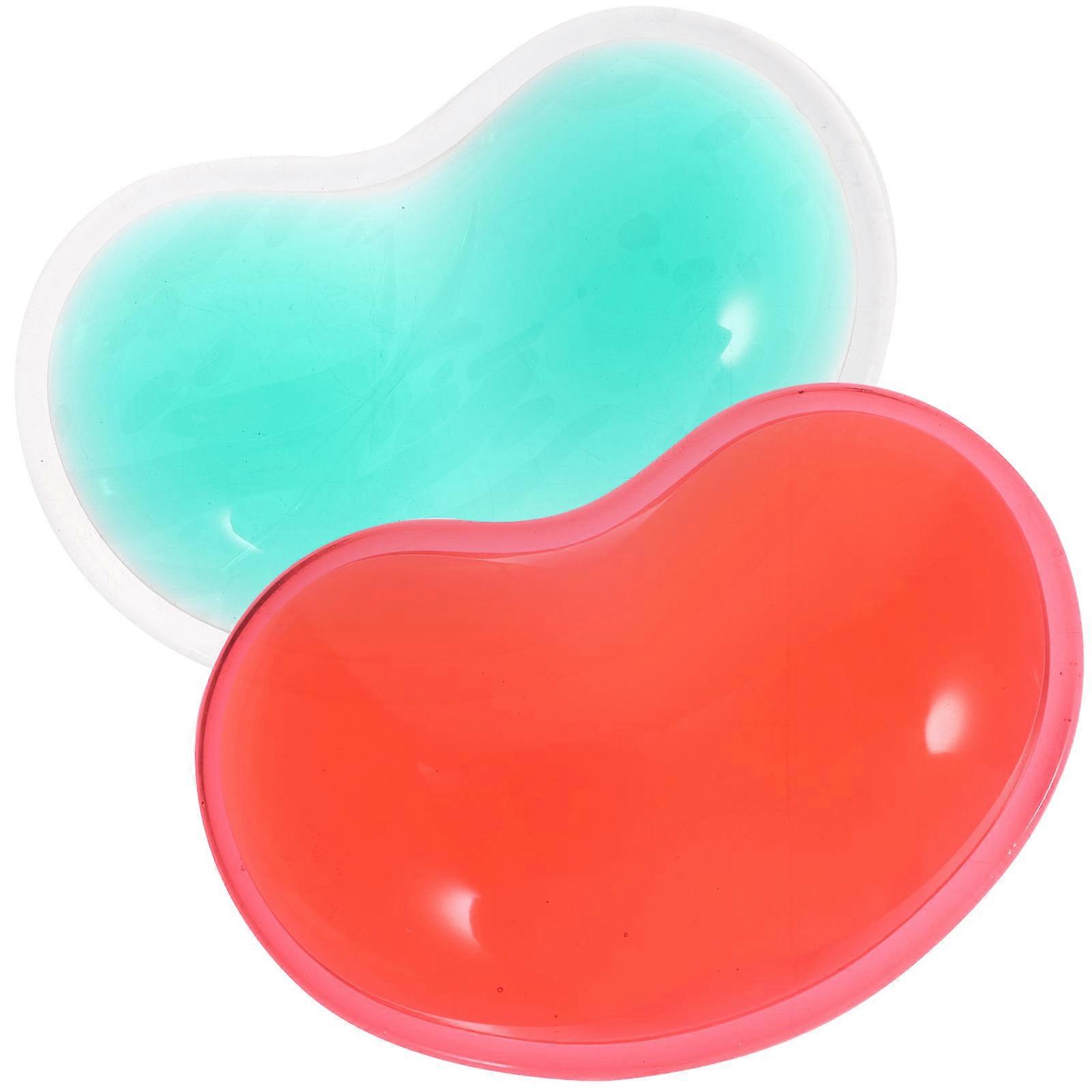 Ergonomic Silicone Mouse Wrist Support Pads – Heart Shaped Transparent Washable for Laptop and Gaming Mice – Wrist Cushion
