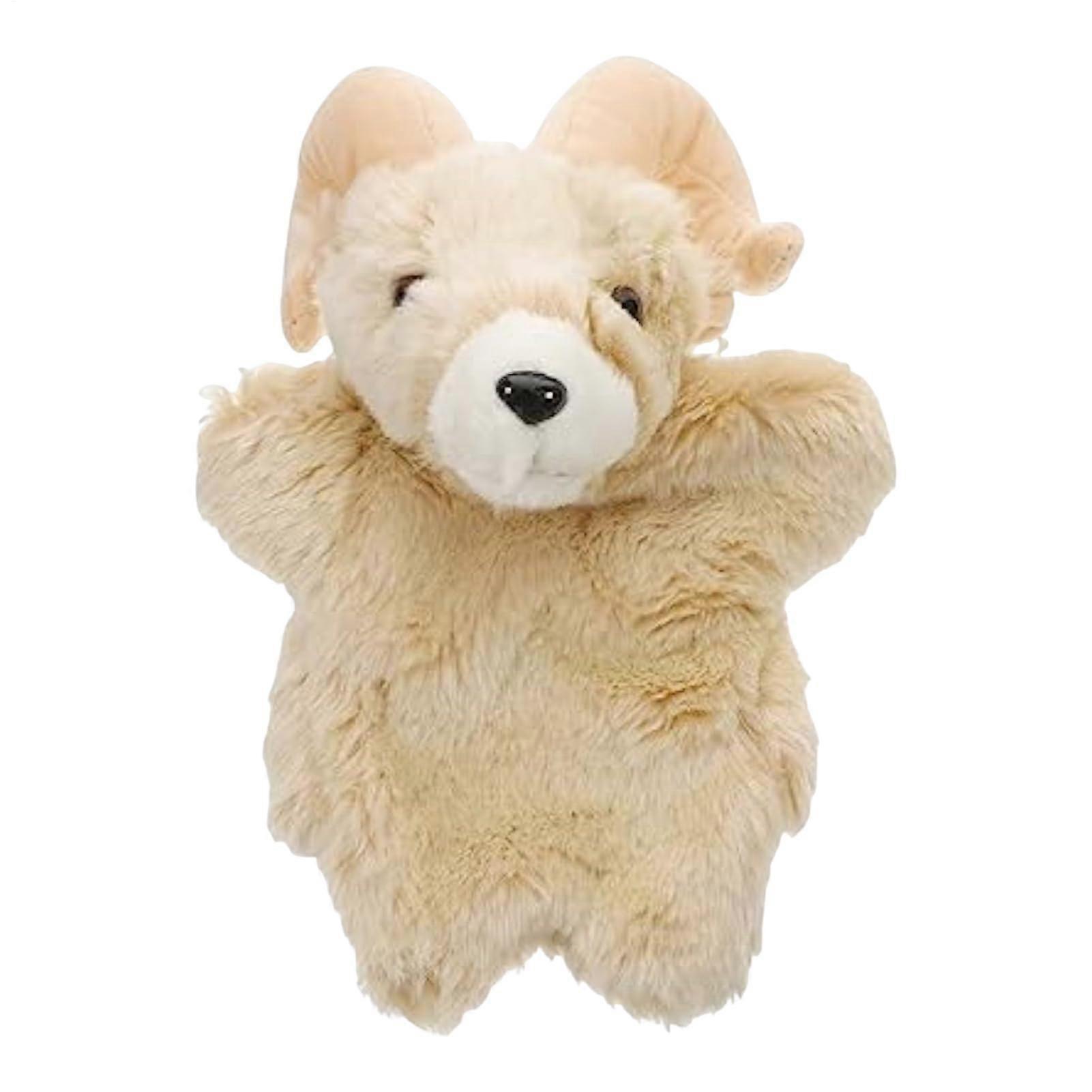 Hand Puppet Animal Plush Puppet, Educational Toy Cute Goat Plush, Preschool Learning Activities
