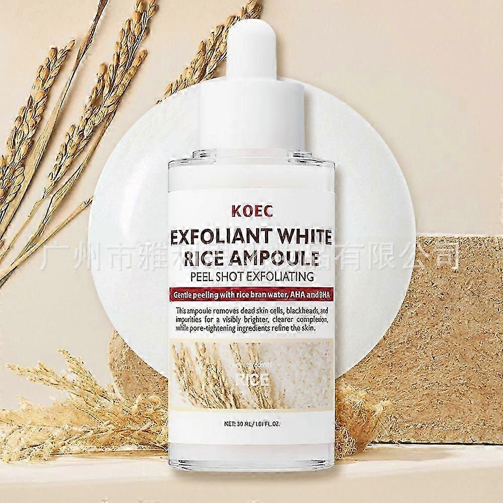 ピールショットグロー白米ピーリングアンプル、ソフト角質除去フェイスとボディスクラブ死角質細胞リムーバーすべての肌タイプのためのスキンケア300ml