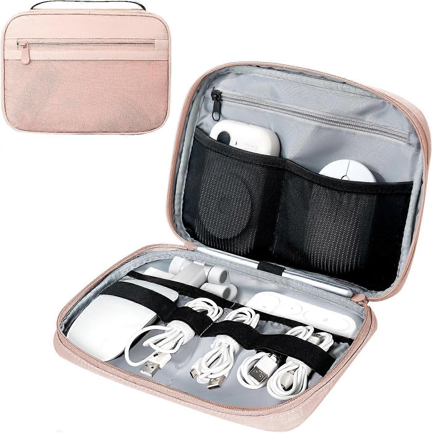 1pc Electronics Organizer Bag, Portable Cable Organizer Case Travel