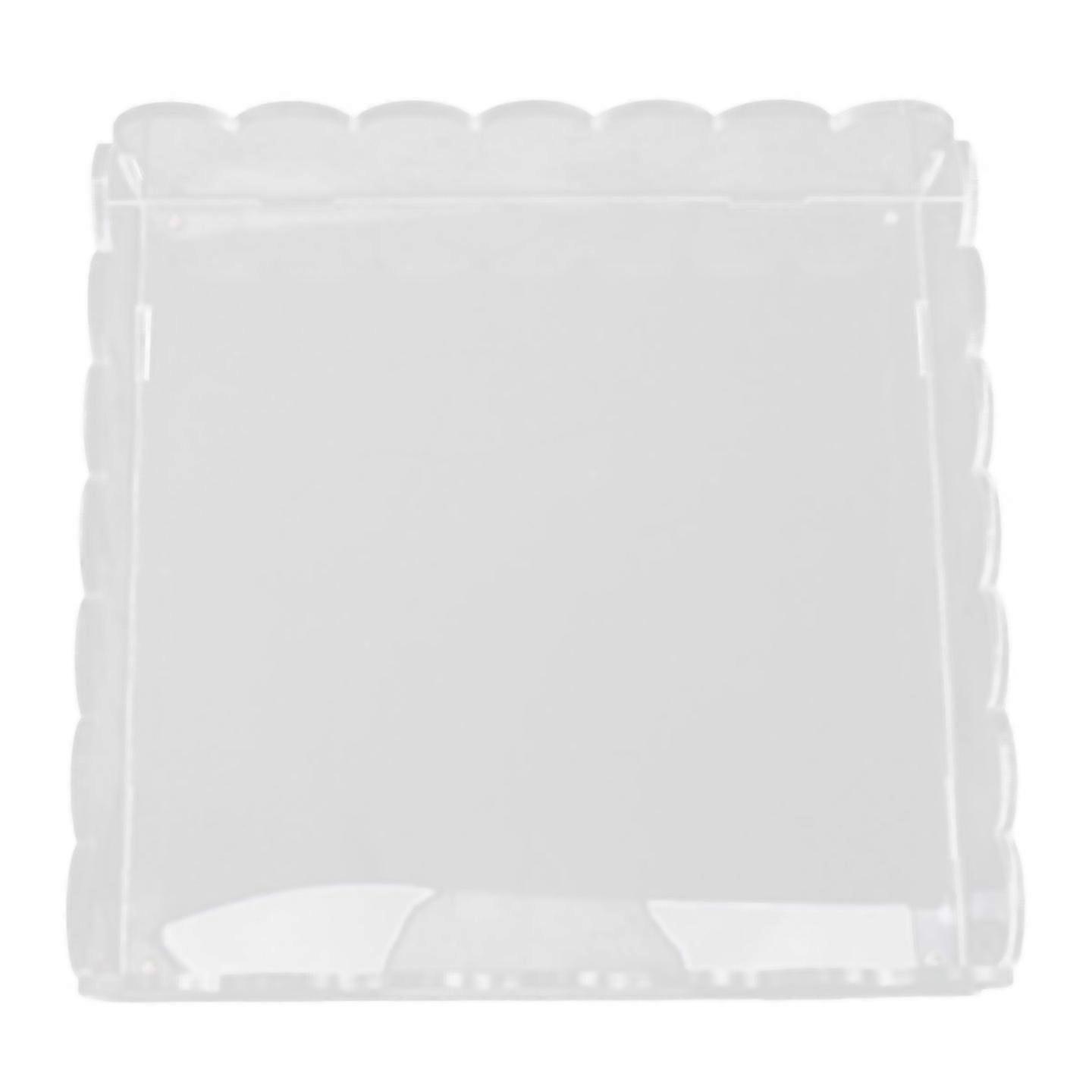 For Scalloped Acrylic Tray,2024 New Acrylic Scalloped Tray