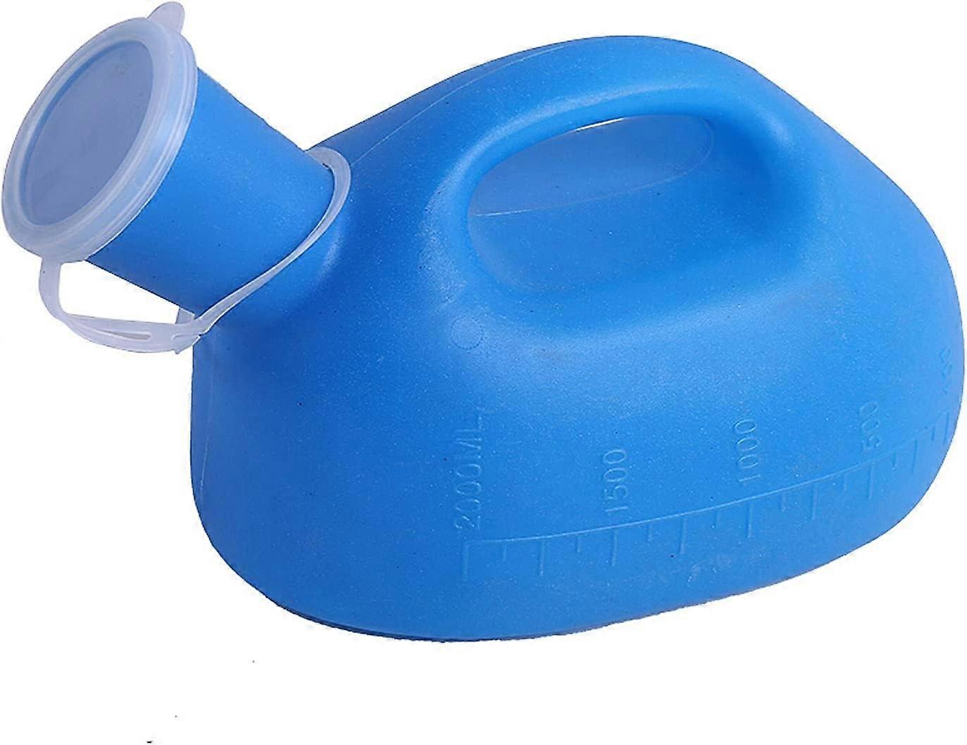 Urinalflasche Portable Unisex Urinal 2000ML Travel Urine Bottle Male Collector Leak-Proof Design for Outdoor Use