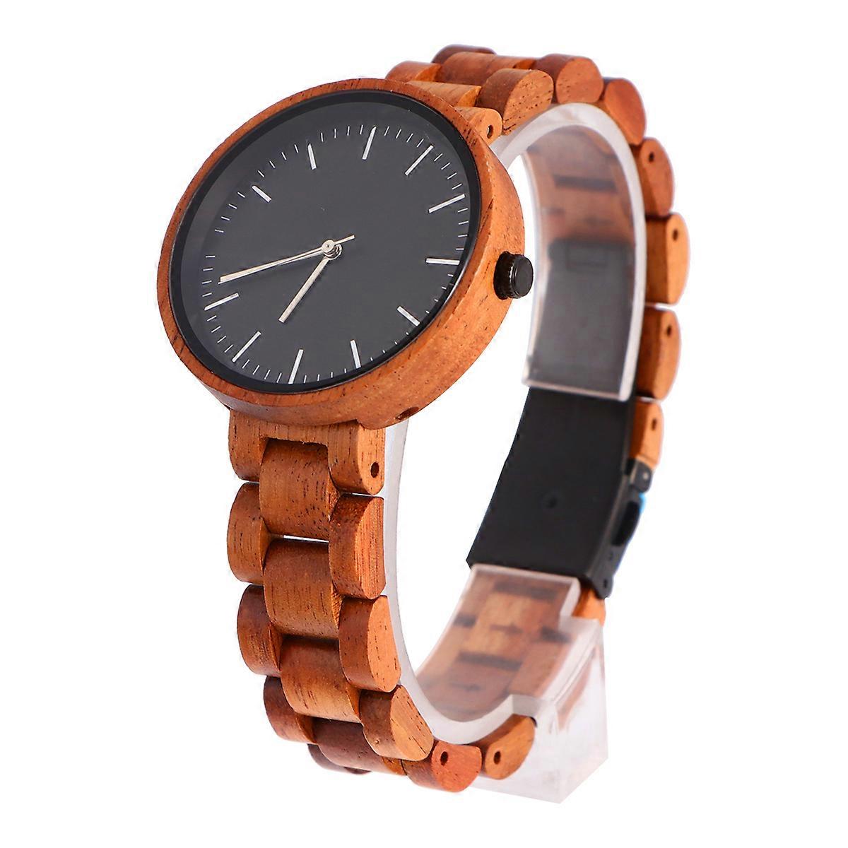 Wooden Watch Vintage Wrist Watch for Time Display 1Pcs Elegant Design