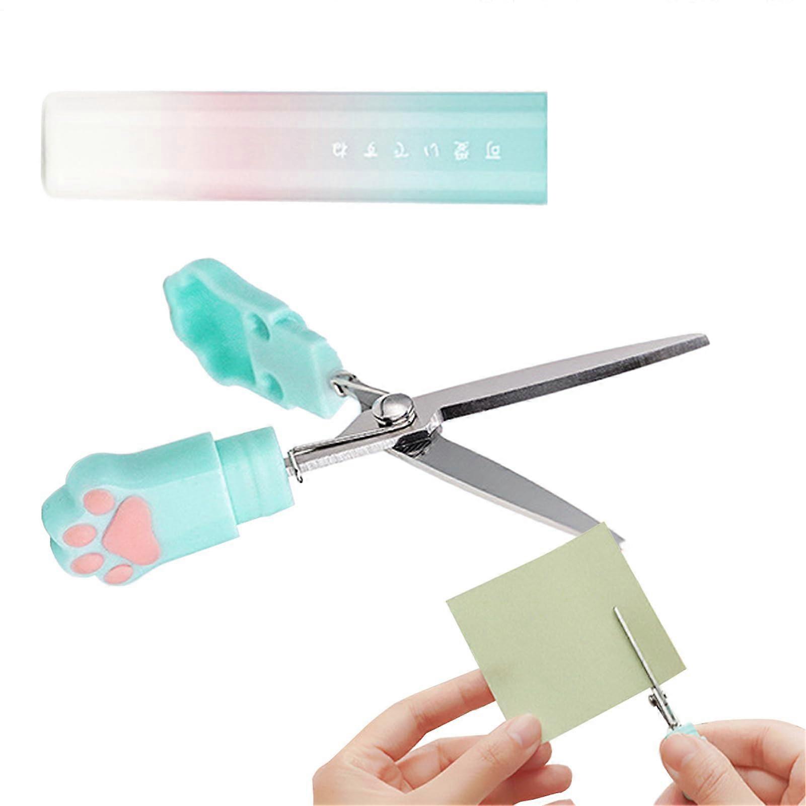 Children's safety scissors, kids' scissors, craft scissors in cat paw shape