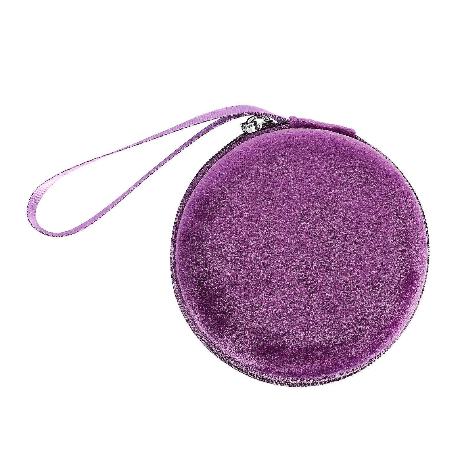 Portable Essential Oil Travel Box for Storage Made of EVA Purple Color 1pc