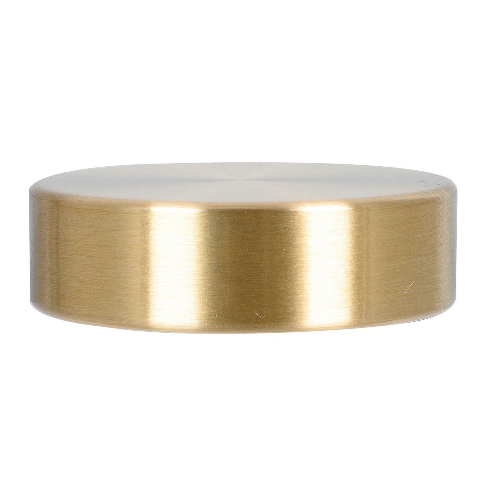 Solid Brass Round Paperweight for Calligraphy, Smooth Flat Metal Letterweight for Writing, Painting, and Desk Decoration – Elegant Creative Office