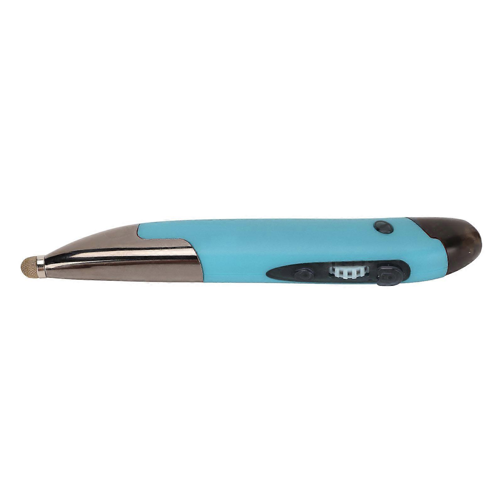Wireless Pen Mouse Rechargeable Luminous Silent Small Portable Bluetooth 2.4g Dual Mode Wireless Pen Mouse for PC Laptop Blue