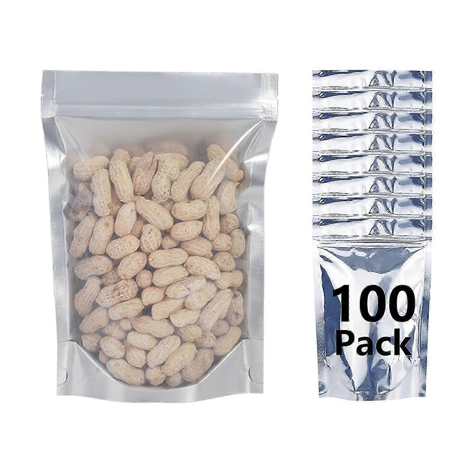 100pcs Translucent Packaging Bag Colorful PET Resealable Color-changing 2025