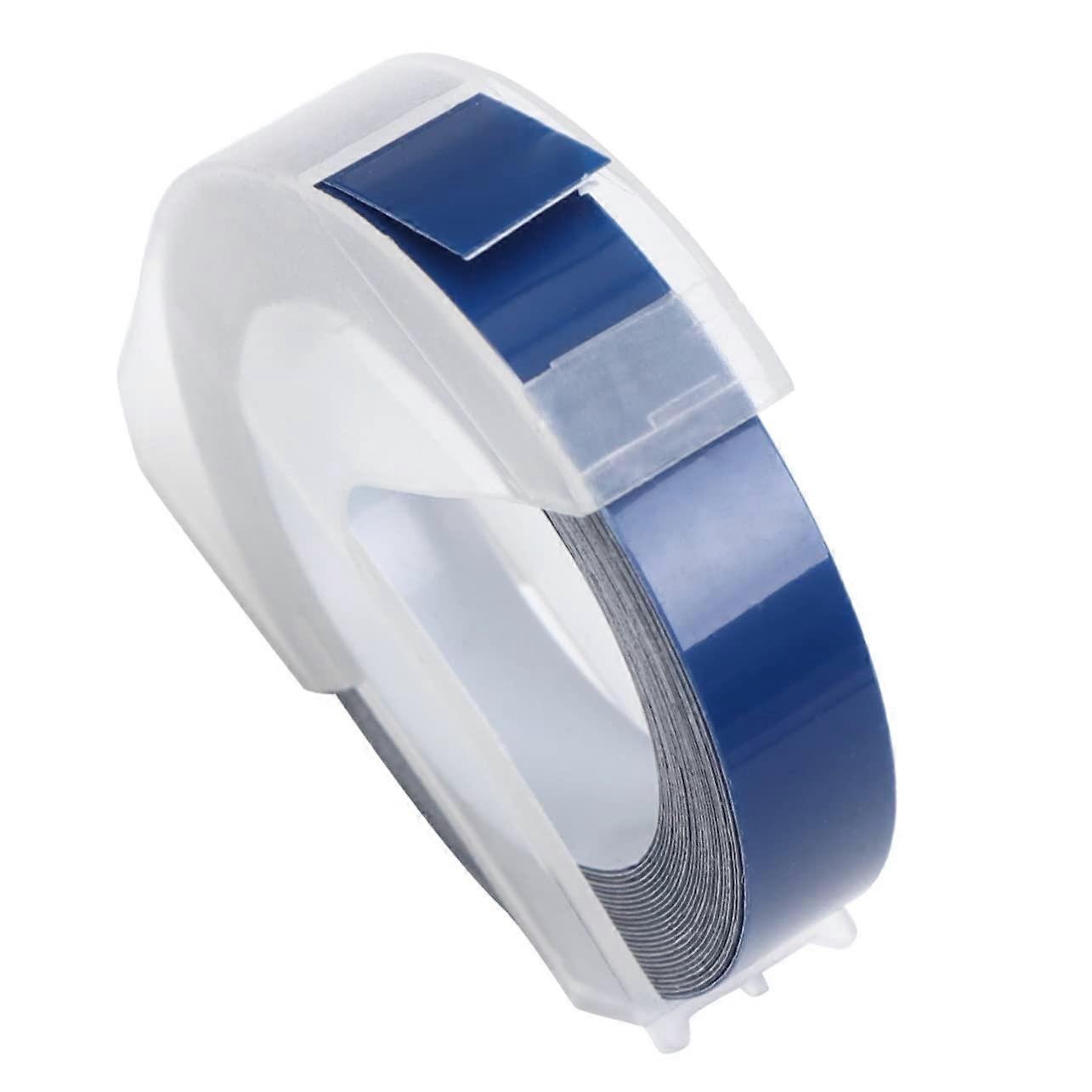 Adhesive tape for label production, embossed tape, code sticker tape for manual label printer