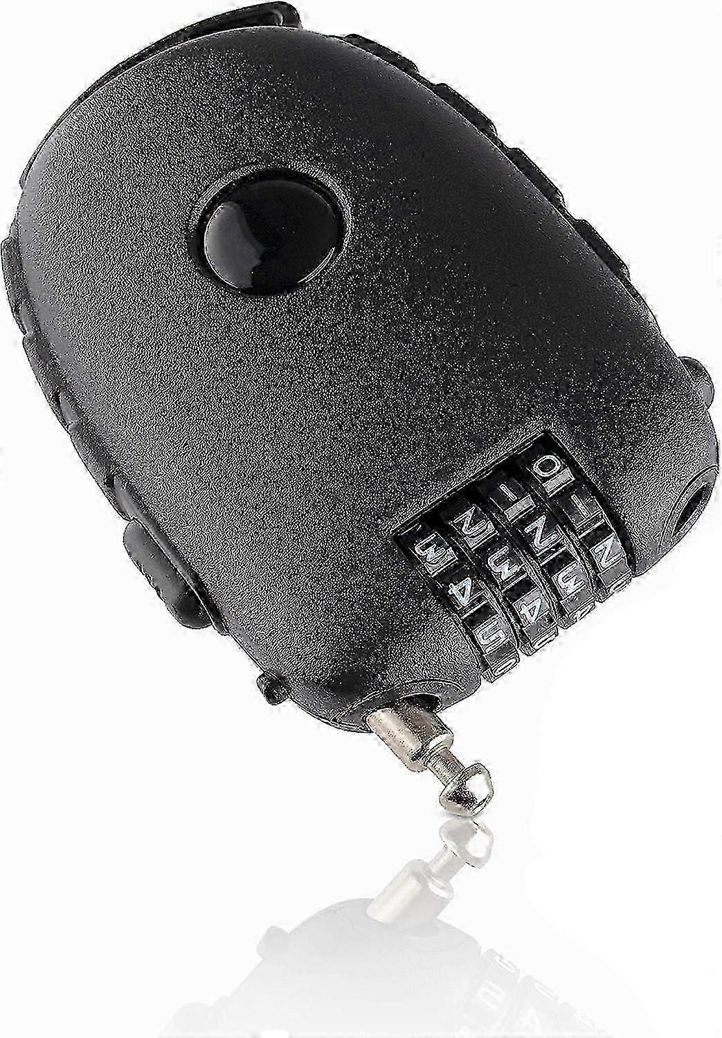 Compact Cable Lock with 4-Digit Combination Code & 90 cm Cable - Ideal for Scooter & Bicycle Security Locking Solutions