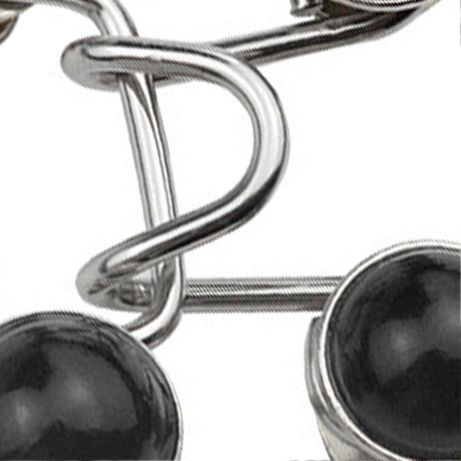 Pant Waist Tightener Buttons Punch Free Alloy Reusable Adjustable Removable Button Pins Pants Clips for Waist Black Pearl