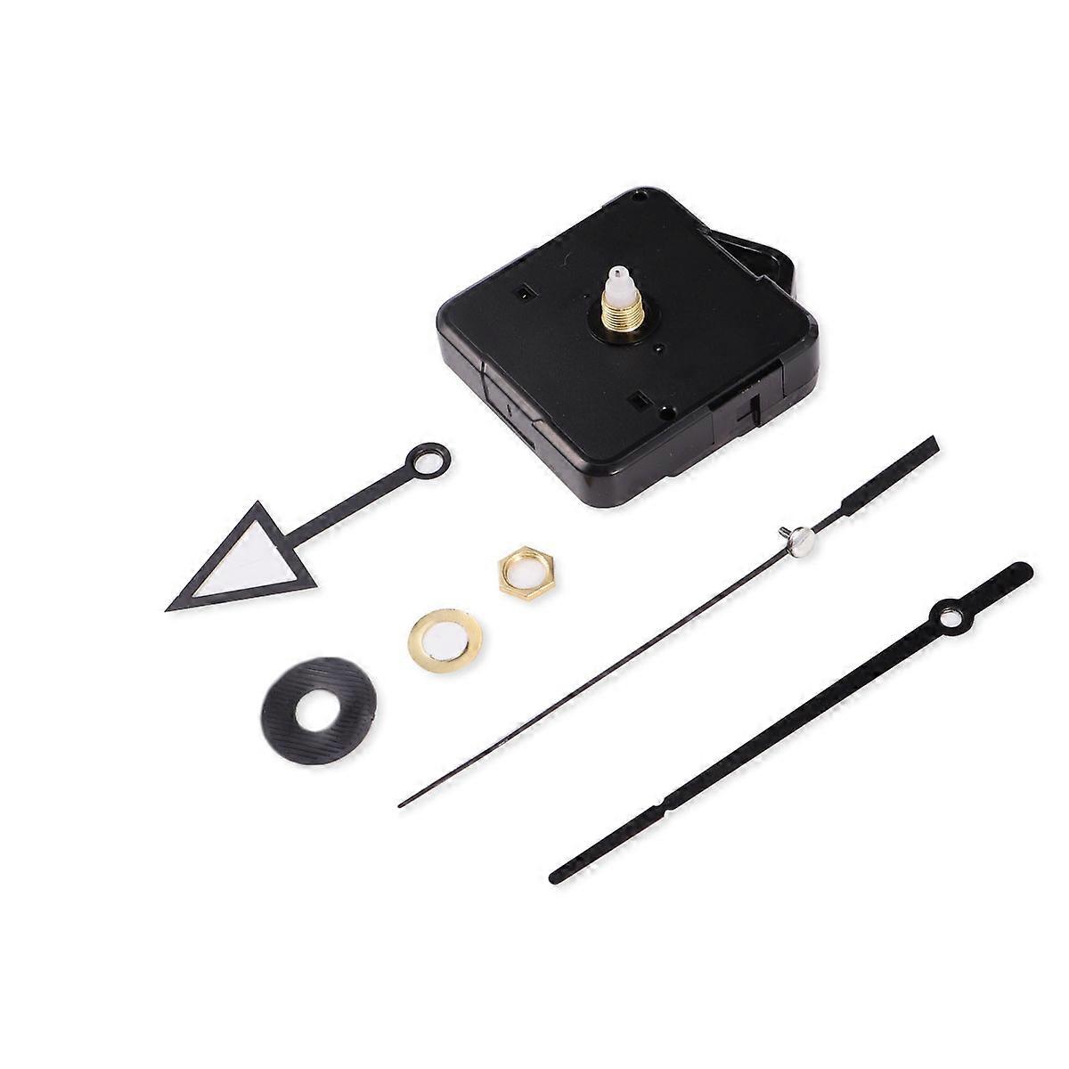 DIY Wall Clock Movement Set with Acrylic Material for Clock Use Black 1 Set