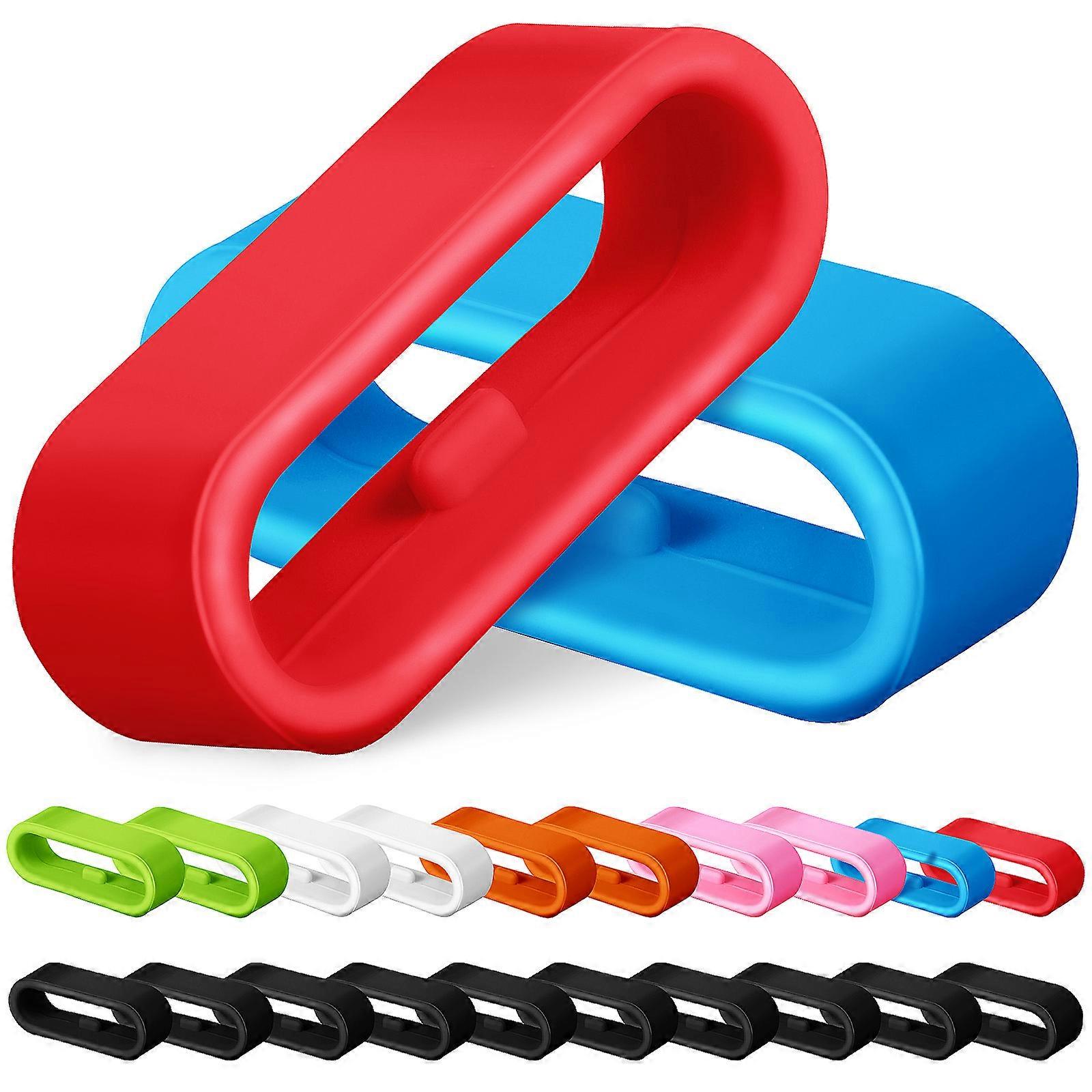 a refined and professional product description based on your input:
**24PCS Silicone Watch Band Loops – Durable & Comfortable Replacement