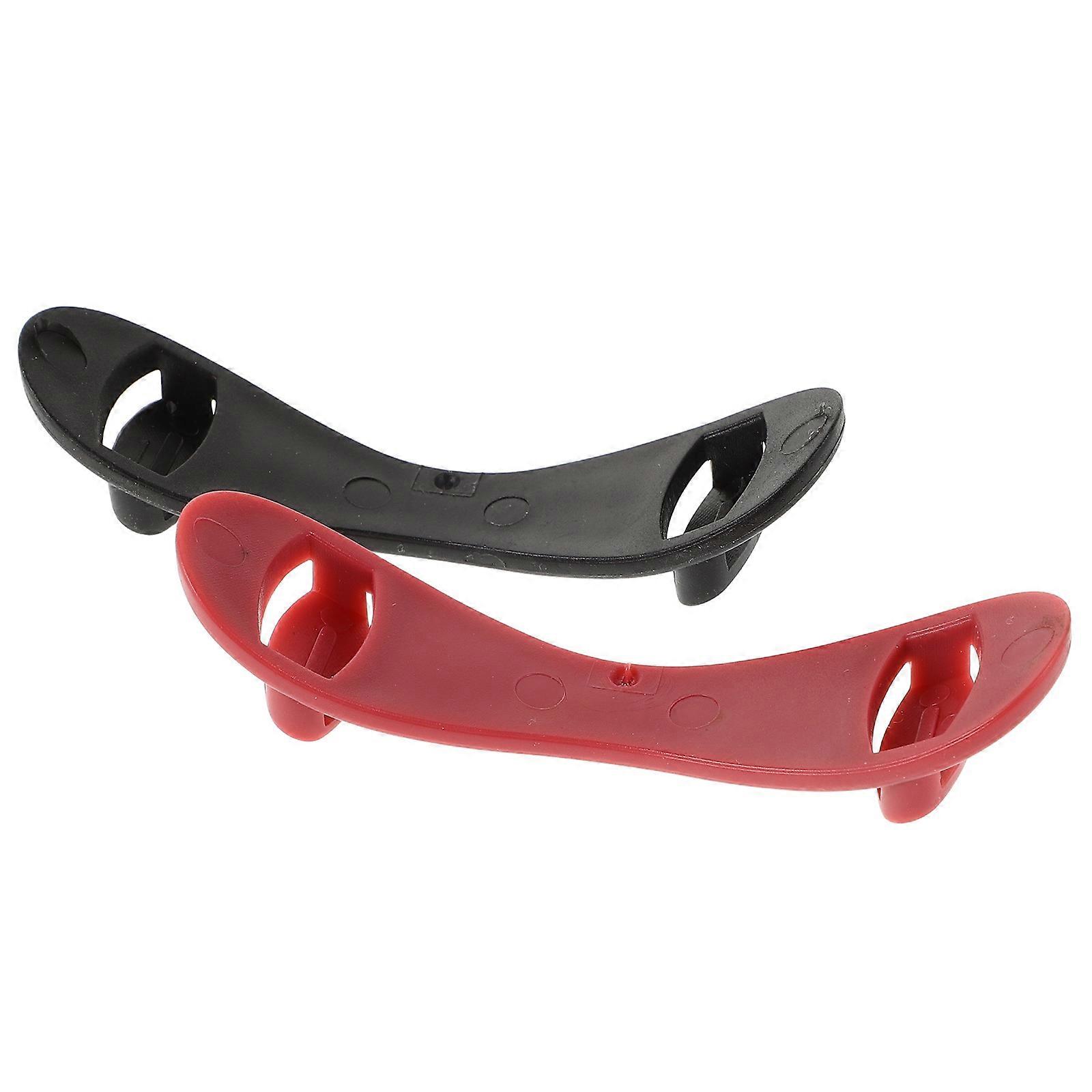 Compact Headband Holder Headwear Fixation Storage Opening Red 2Pcs