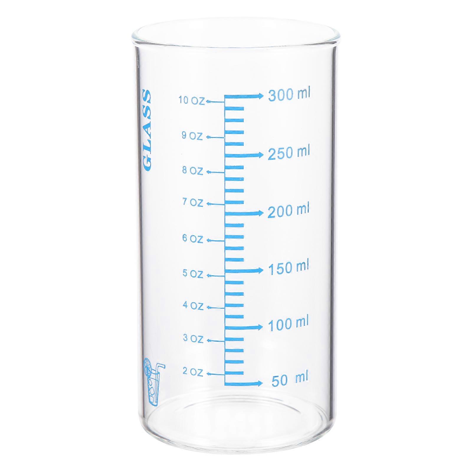 Blue Glass Cup for Home Use with High Transparency and Comfortable Grip 250ml