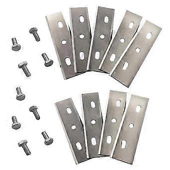 9 Stück für AL-KO Robolinho 500 700 1150 1200 2000 Rasenmäher Klingen Edelstahl Cutter Stück-Gut