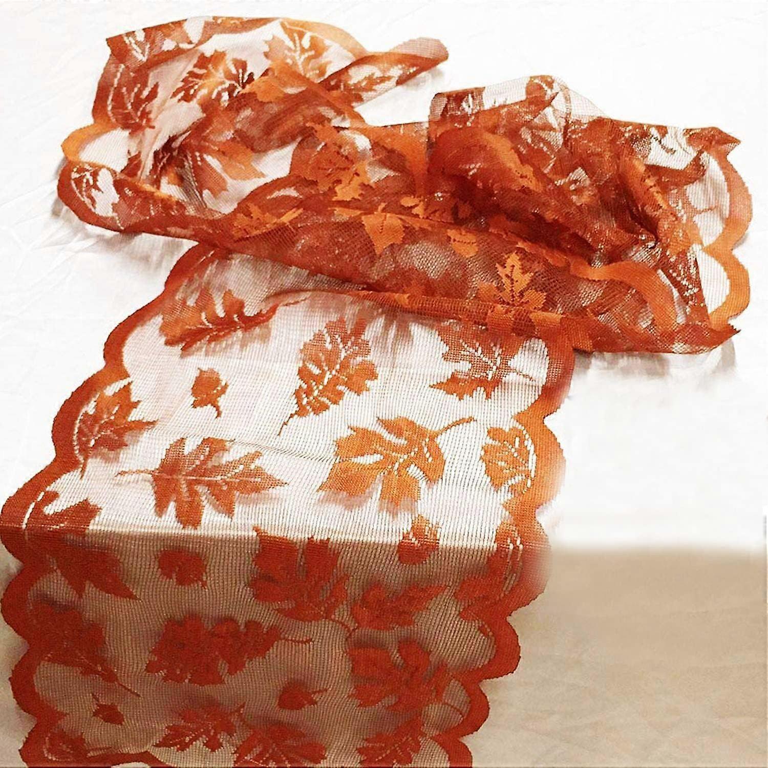 Autumn Table Runner Decoration  Maple Leaf Tabl