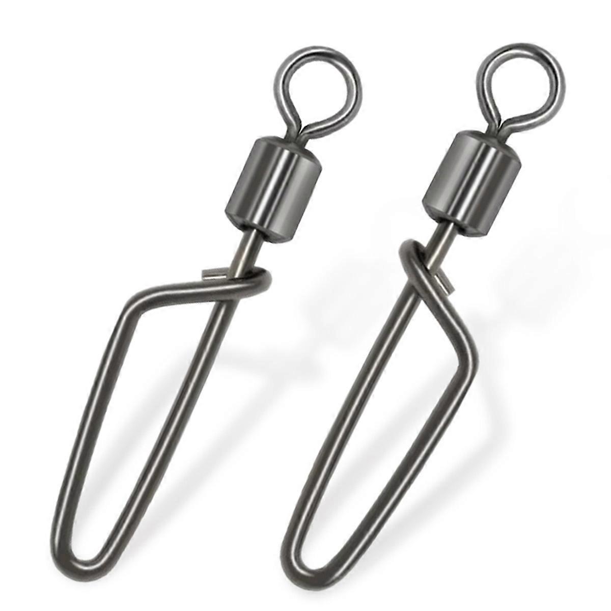 Rolling Swivel Coastlock Snap Clips 25Pcs Fishing Connector Stainless Steel Carabiner Quick Change