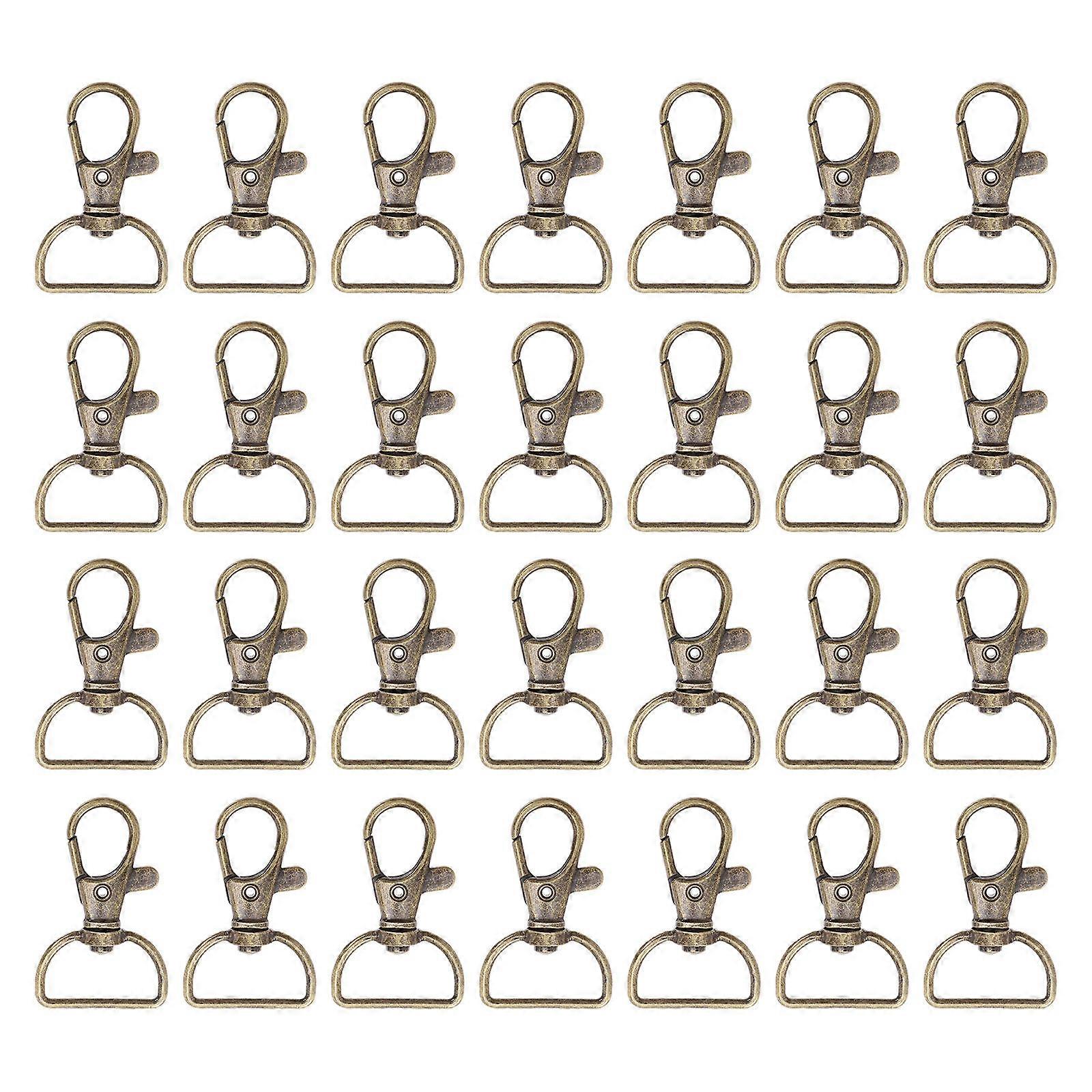 Lobster Claw Clasp 35Pcs Ideal For Jewelry Making Equipments With D Ring Shape Suitable For Students And Graduates