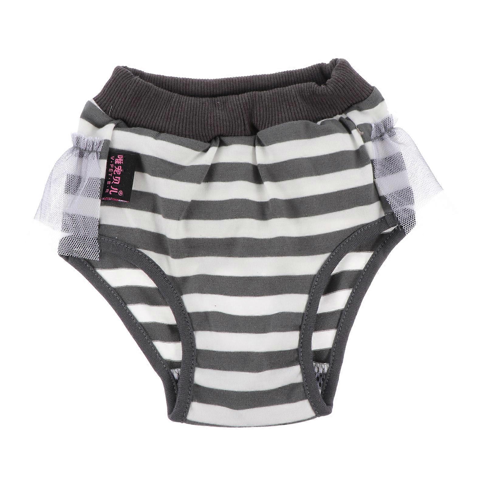 Portable Doggy Diaper Moisture Absorption Breathable Dog Accessory For Female Dogs 1Set