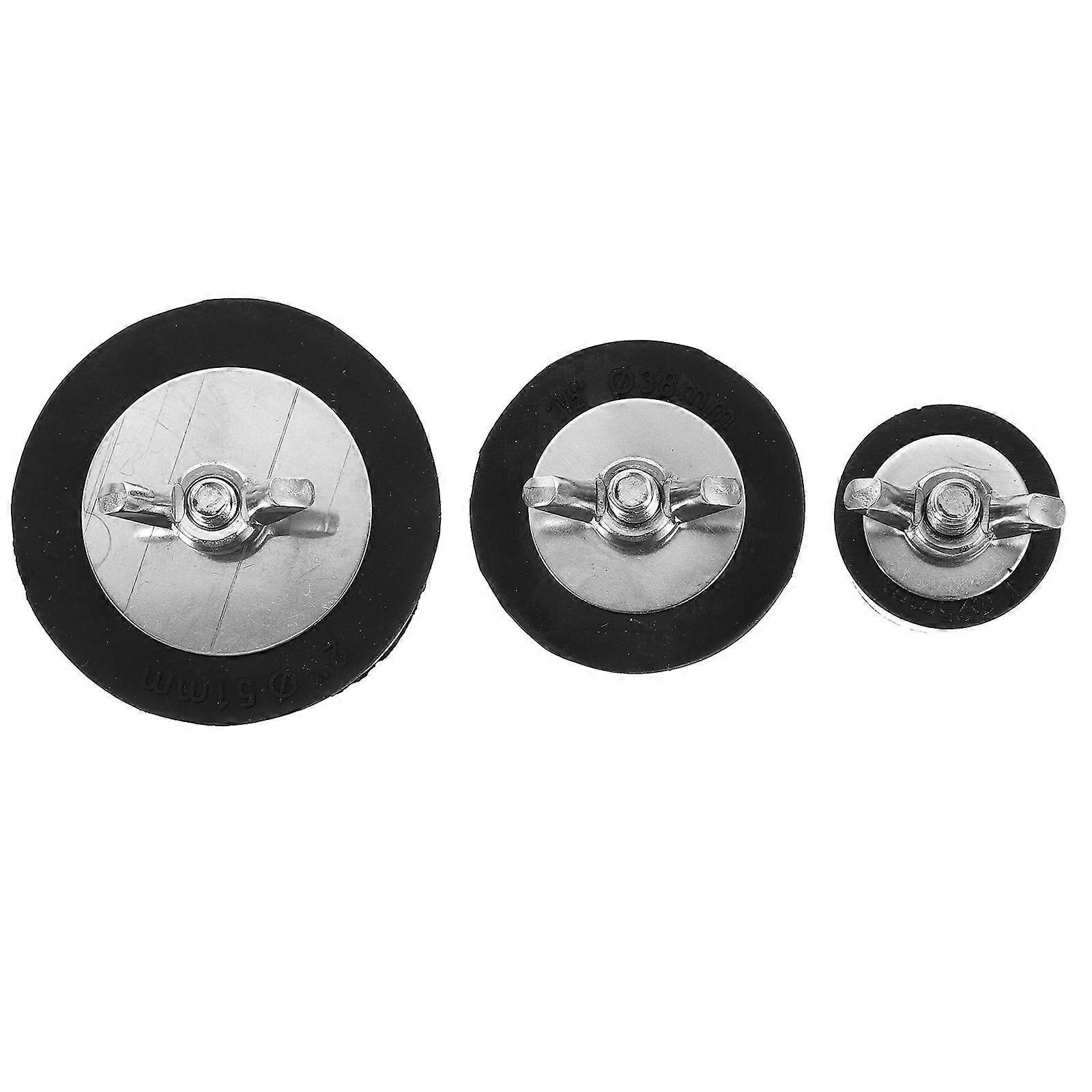 Pool Wall Plug for In-Ground Pool Winterizing Easy to Install and Disassemble 5.1X4cm 3Pcs