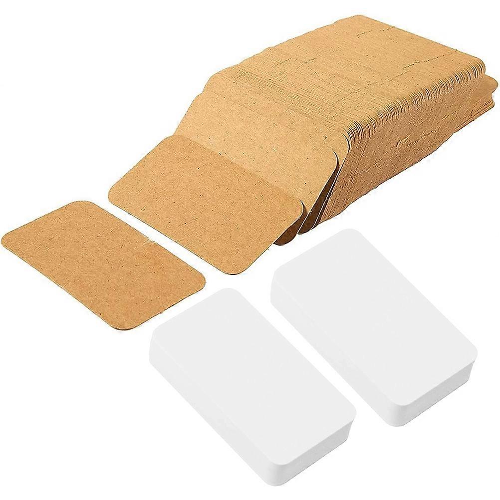 4 Packs Blank Index Cards Blank Business Cards Mini Message Cards